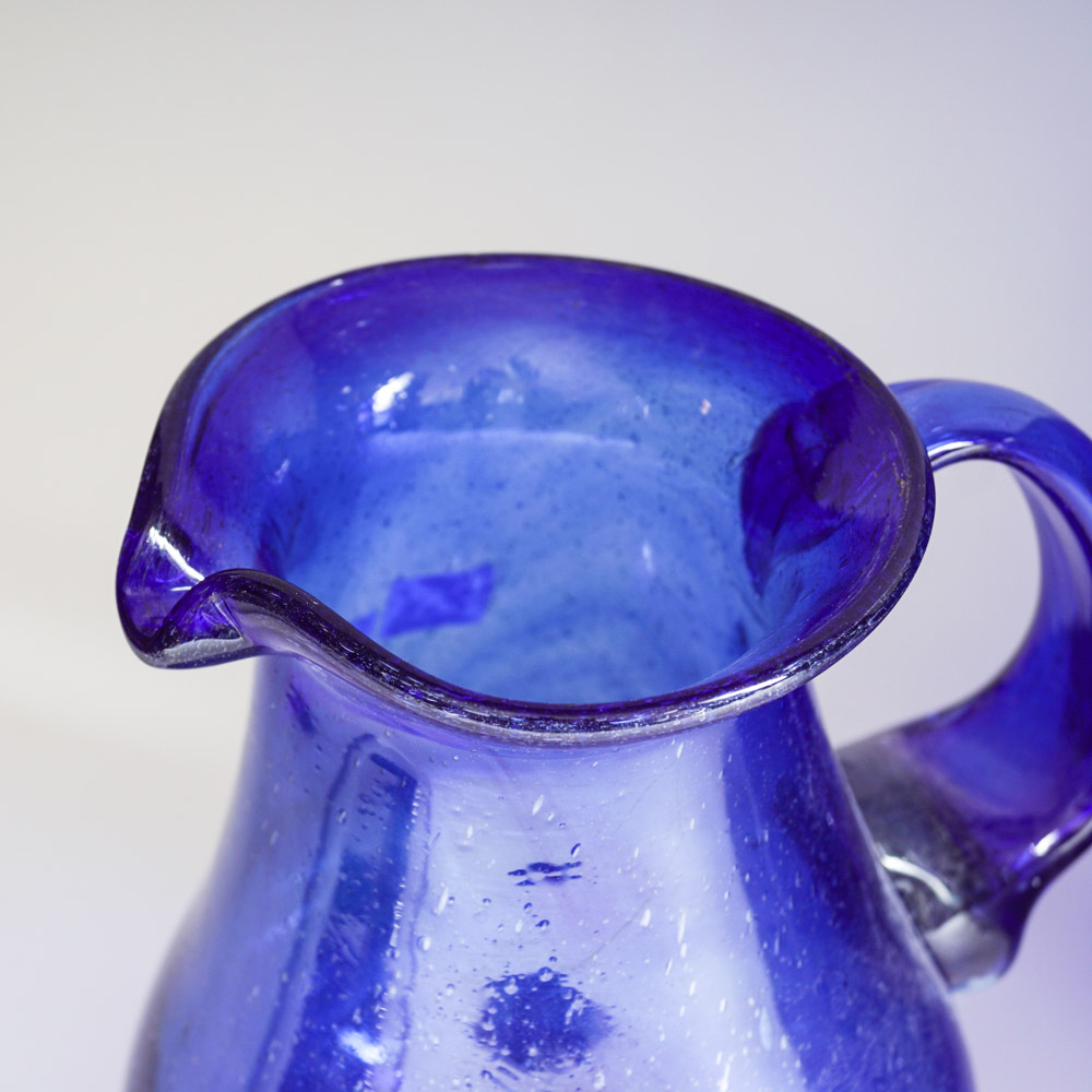 Hand Blown Cobalt Blue Glass