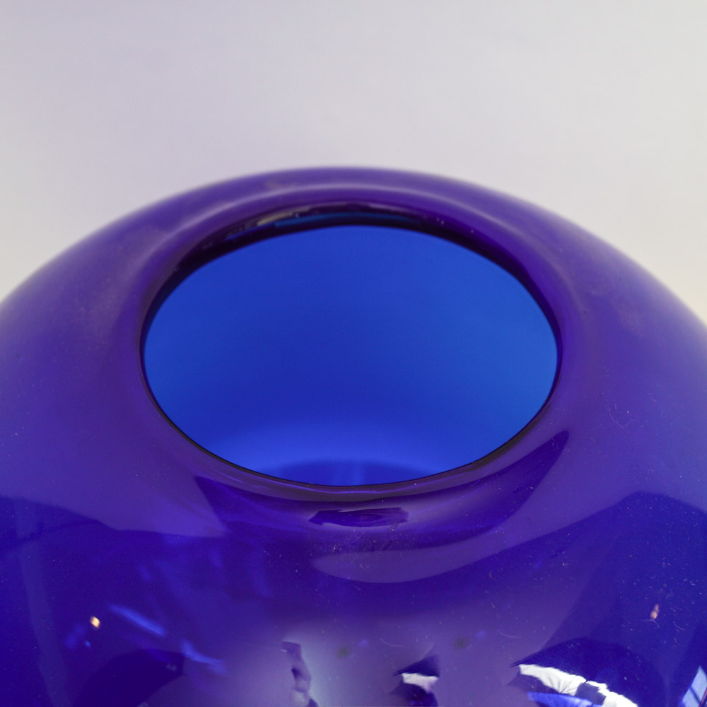 Hand Blown Cobalt Blue Glass