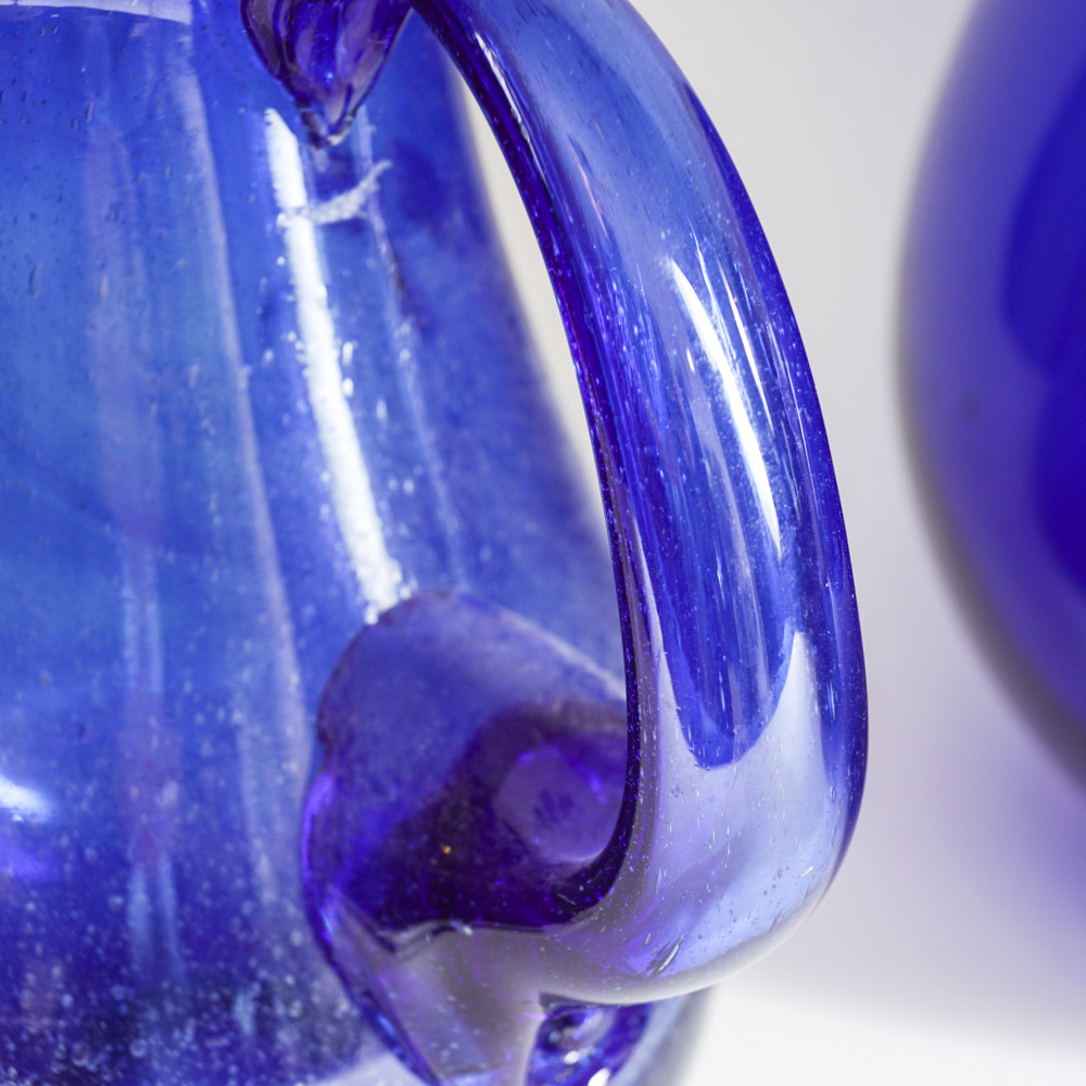 Hand Blown Cobalt Blue Glass