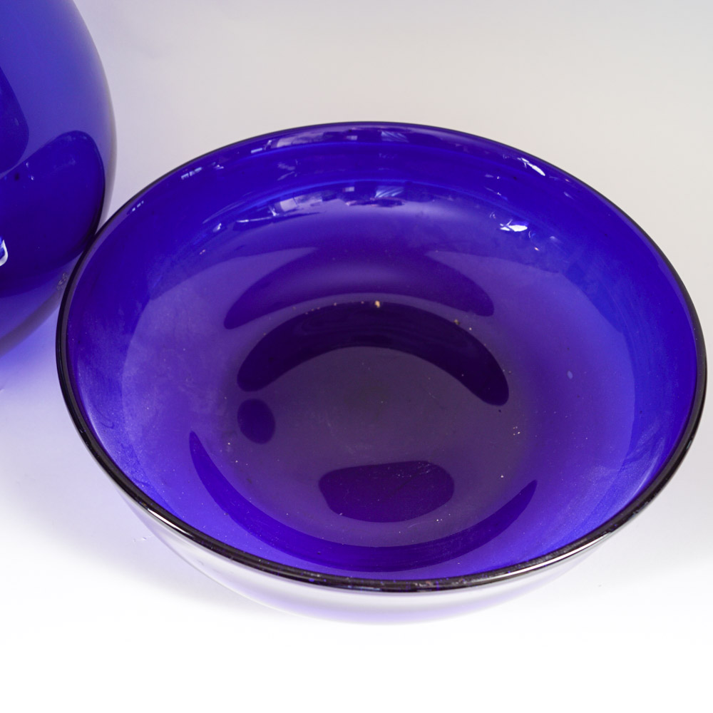 Hand Blown Cobalt Blue Glass