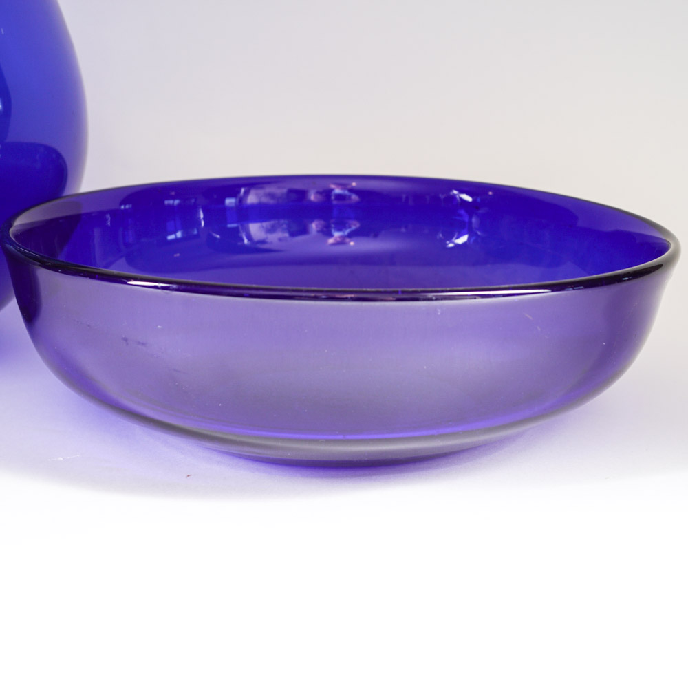 Hand Blown Cobalt Blue Glass
