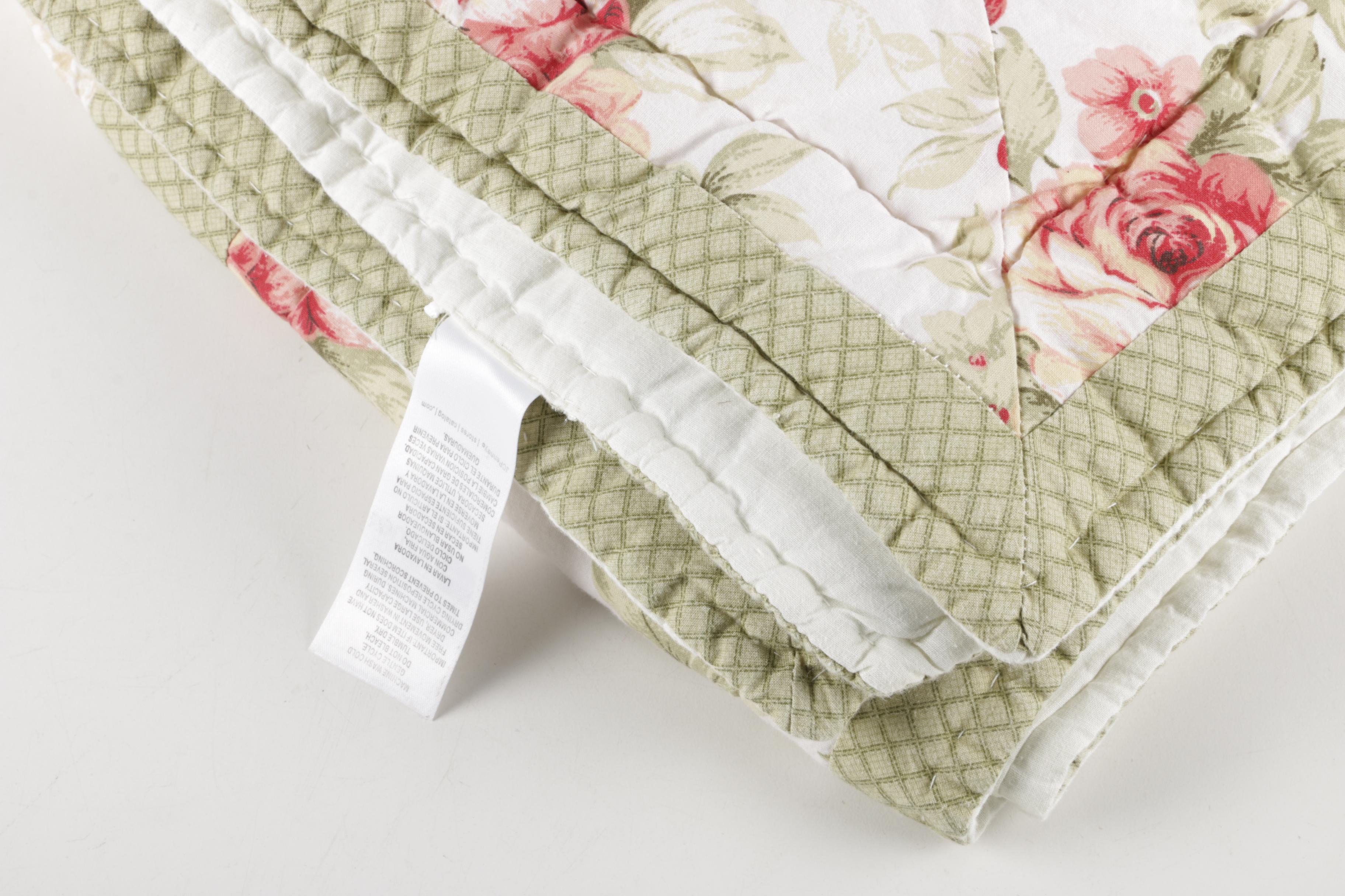 JC Penny Home Collection Quilted Bed Spread
