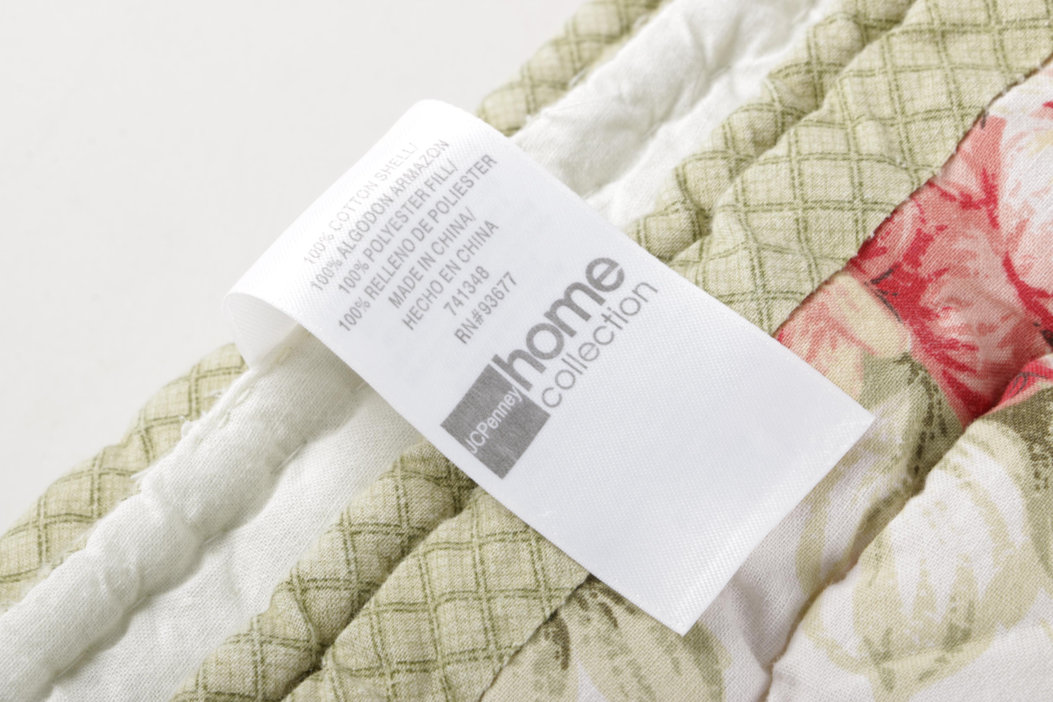 JC Penny Home Collection Quilted Bed Spread