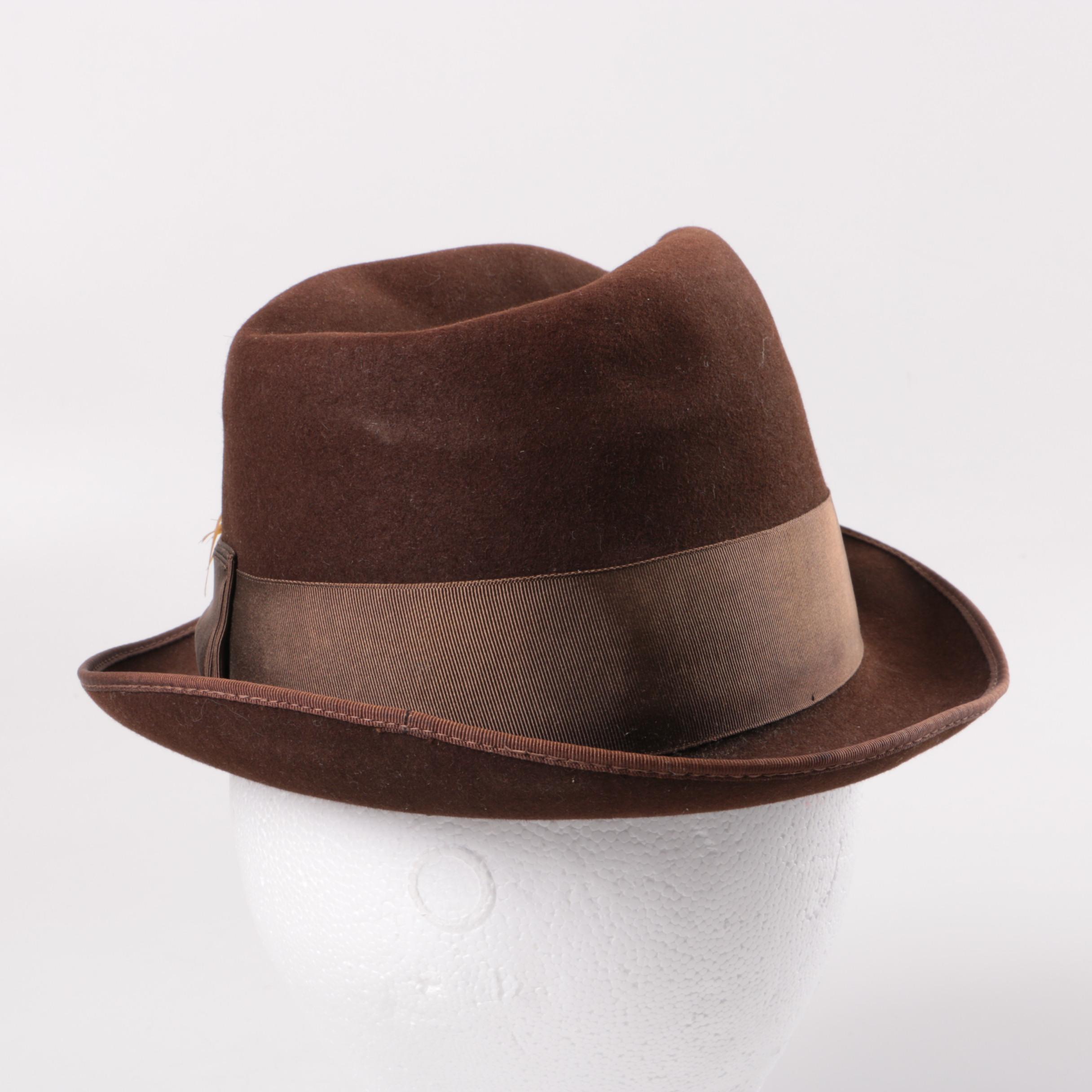 Men's Vintage Trilby Hat Assortment