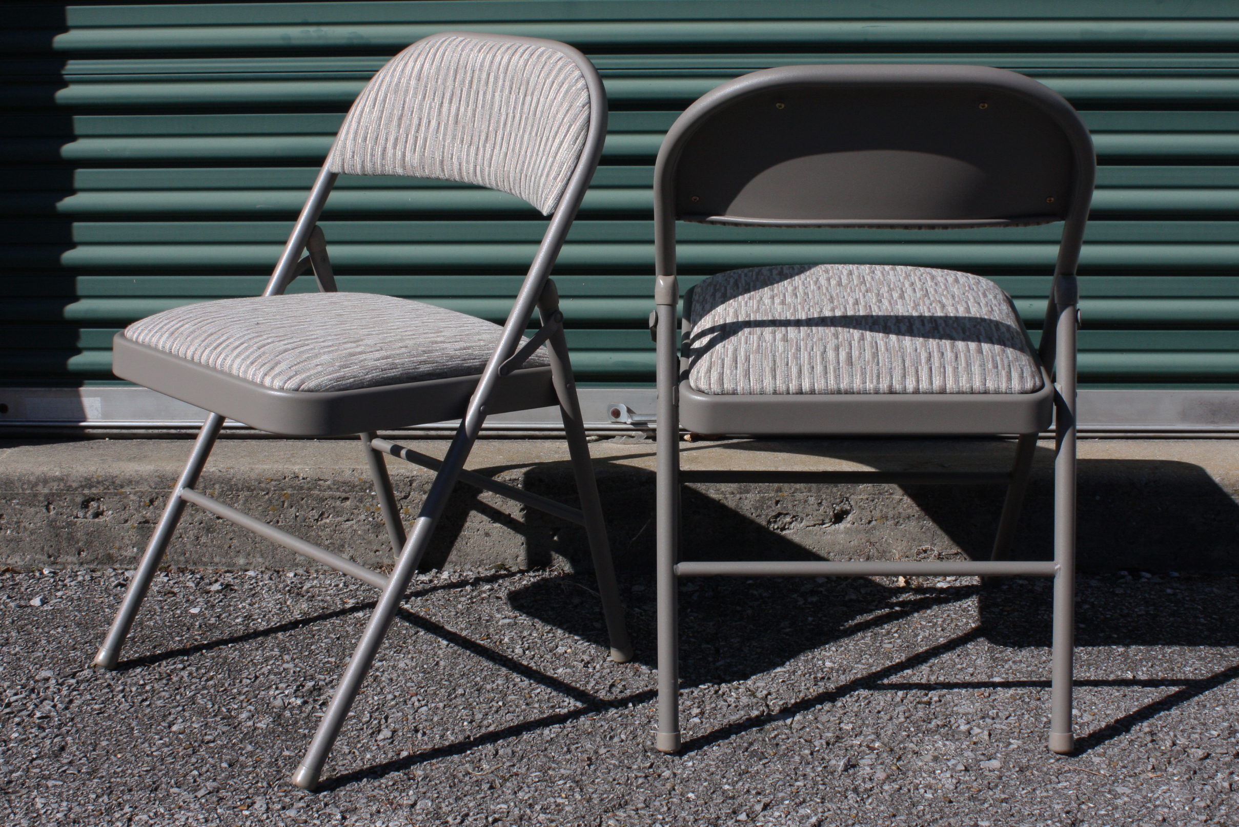 Grouping of "Sudden Comfort" Folding Chairs by Meco Corp.