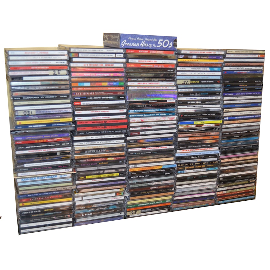 Over 200 Classic Rock, Jazz and Pop CDs