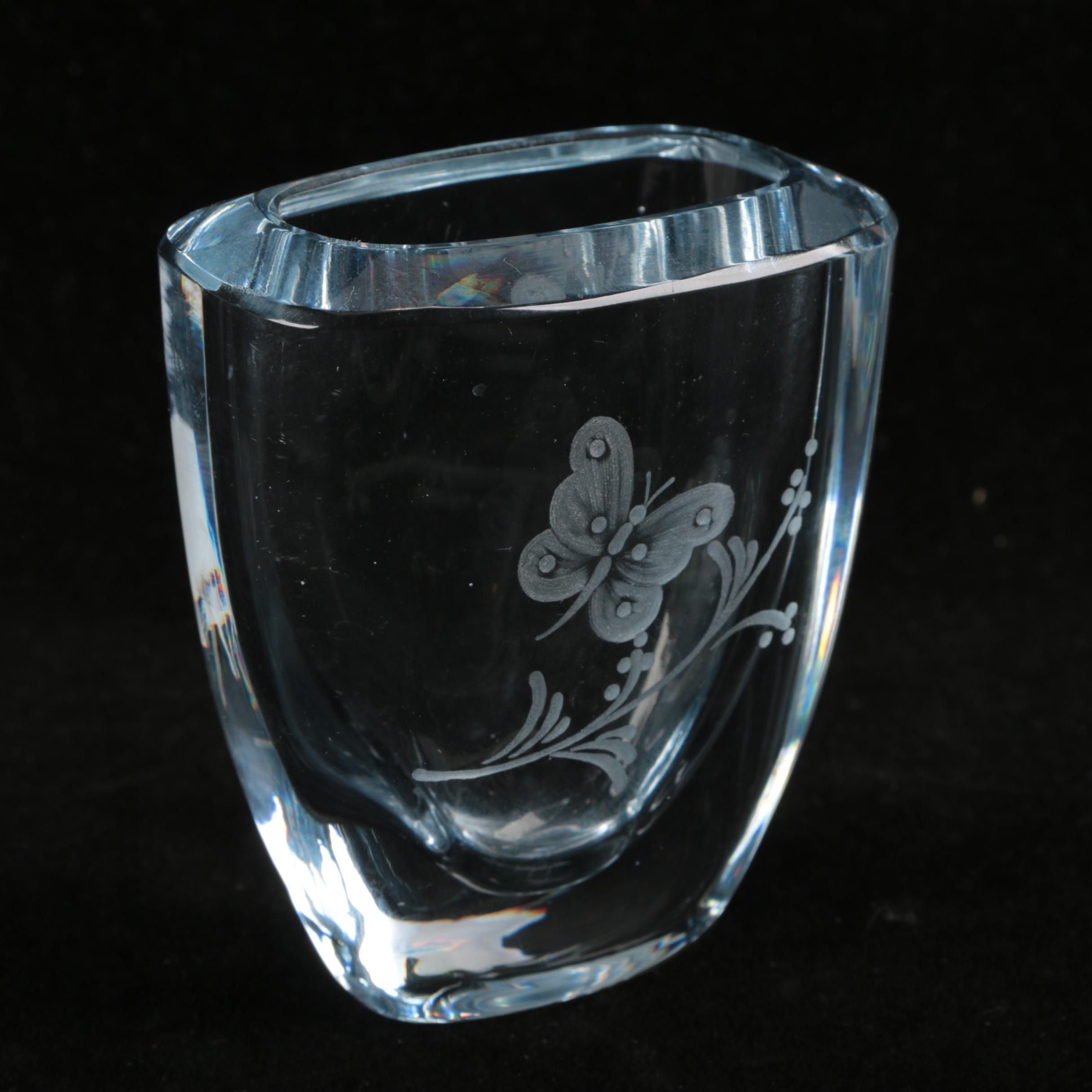 Cut Crystal and Etched Toothpick Holder Assortment