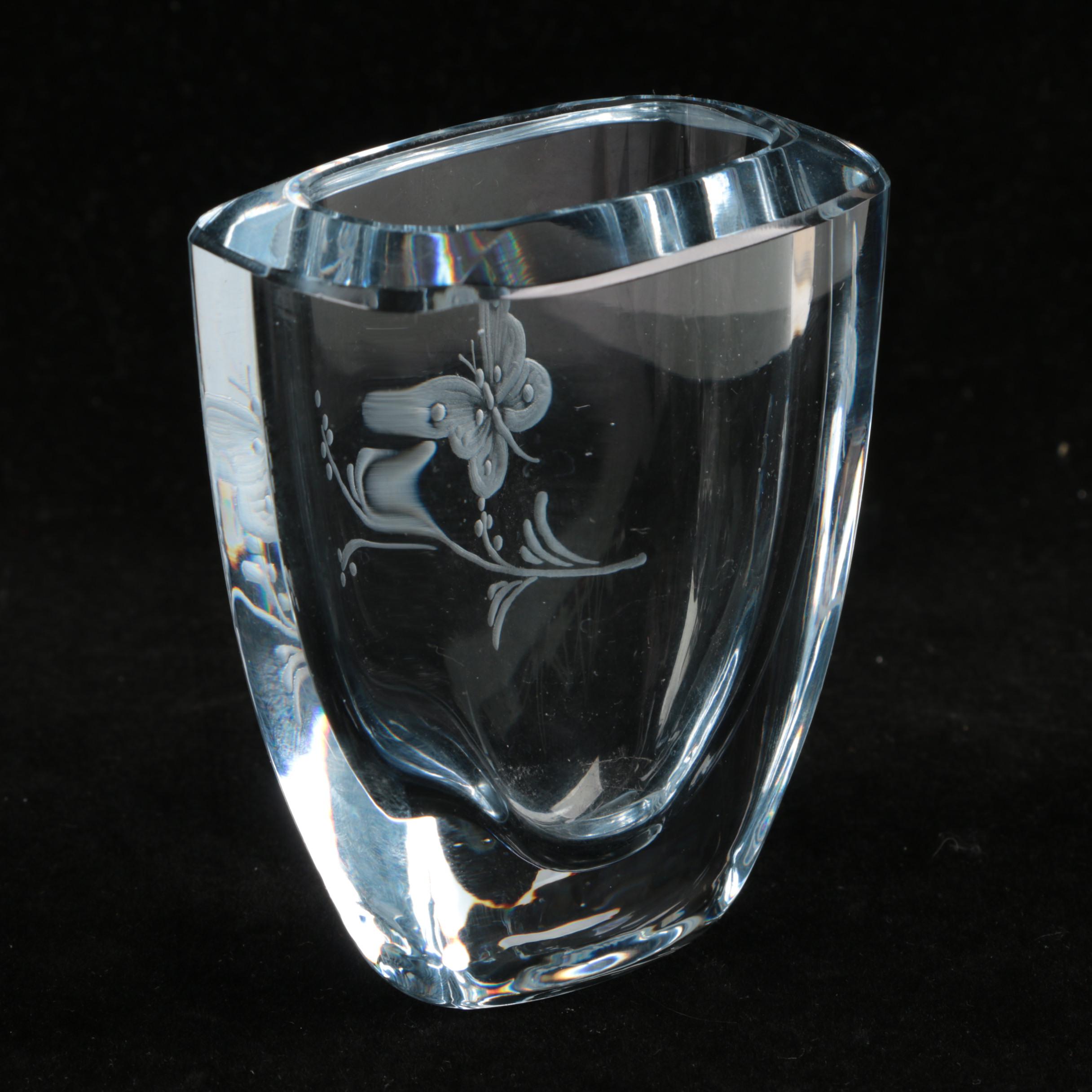 Cut Crystal and Etched Toothpick Holder Assortment