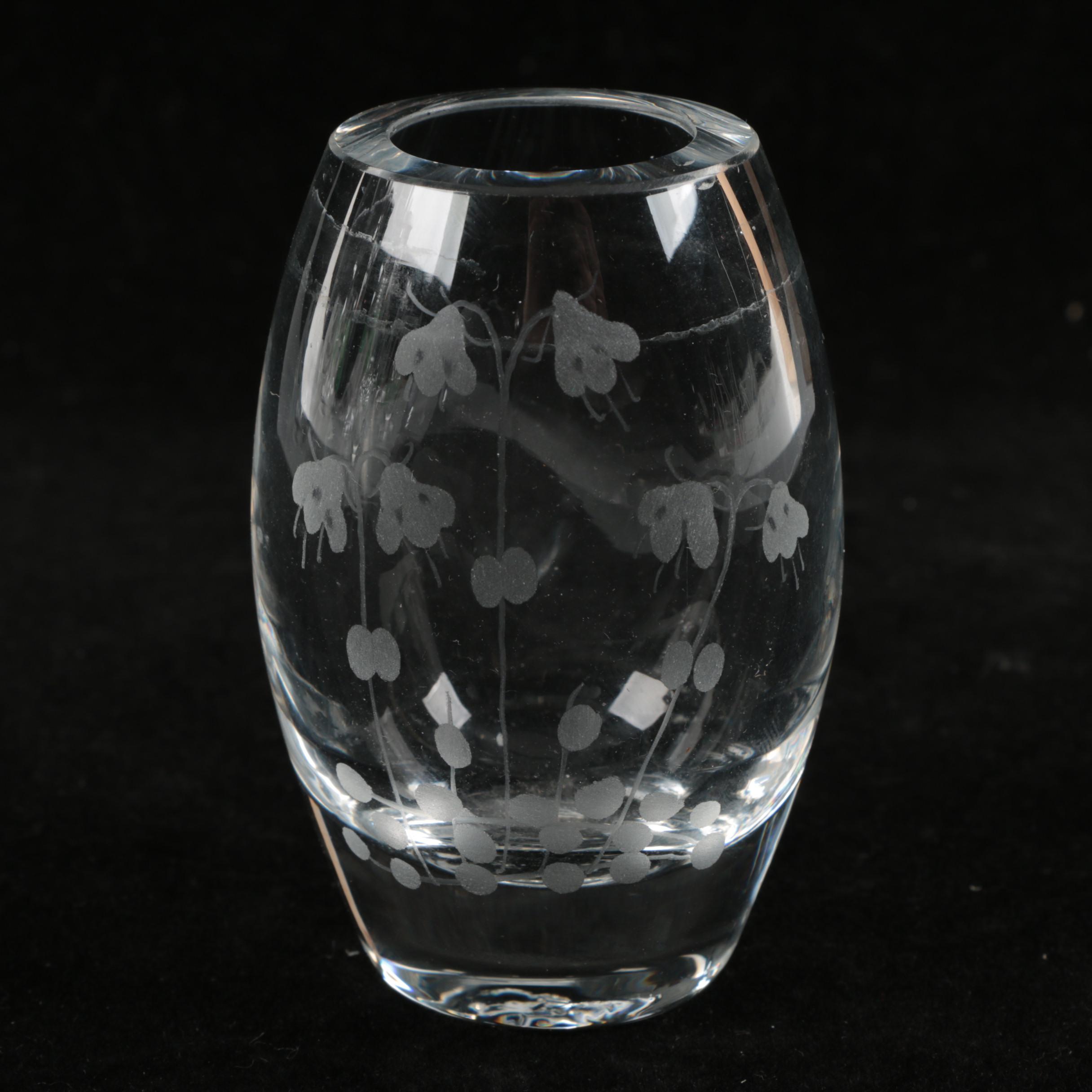 Cut Crystal and Etched Toothpick Holder Assortment