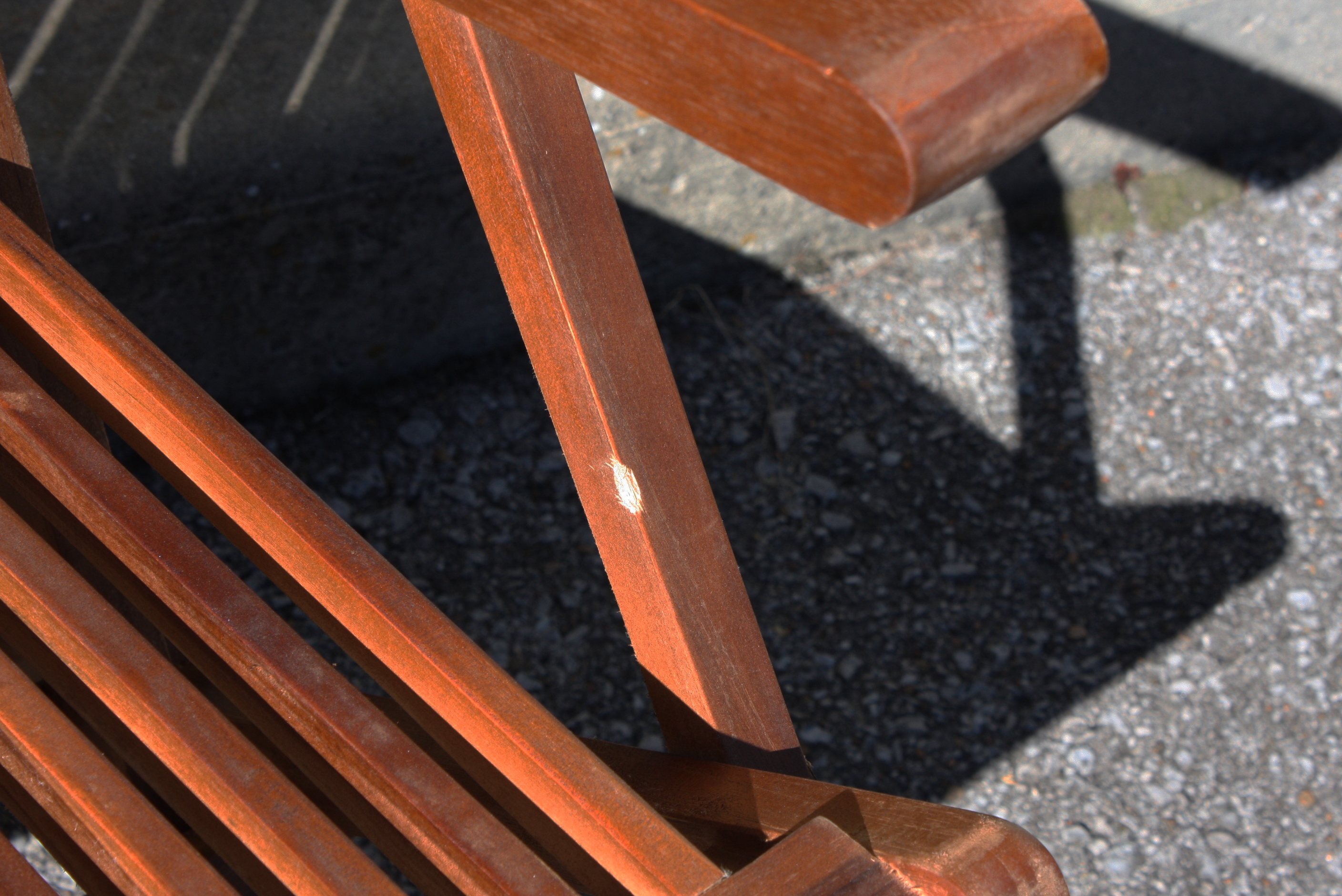 Set of Eleven Teak Folding Chairs