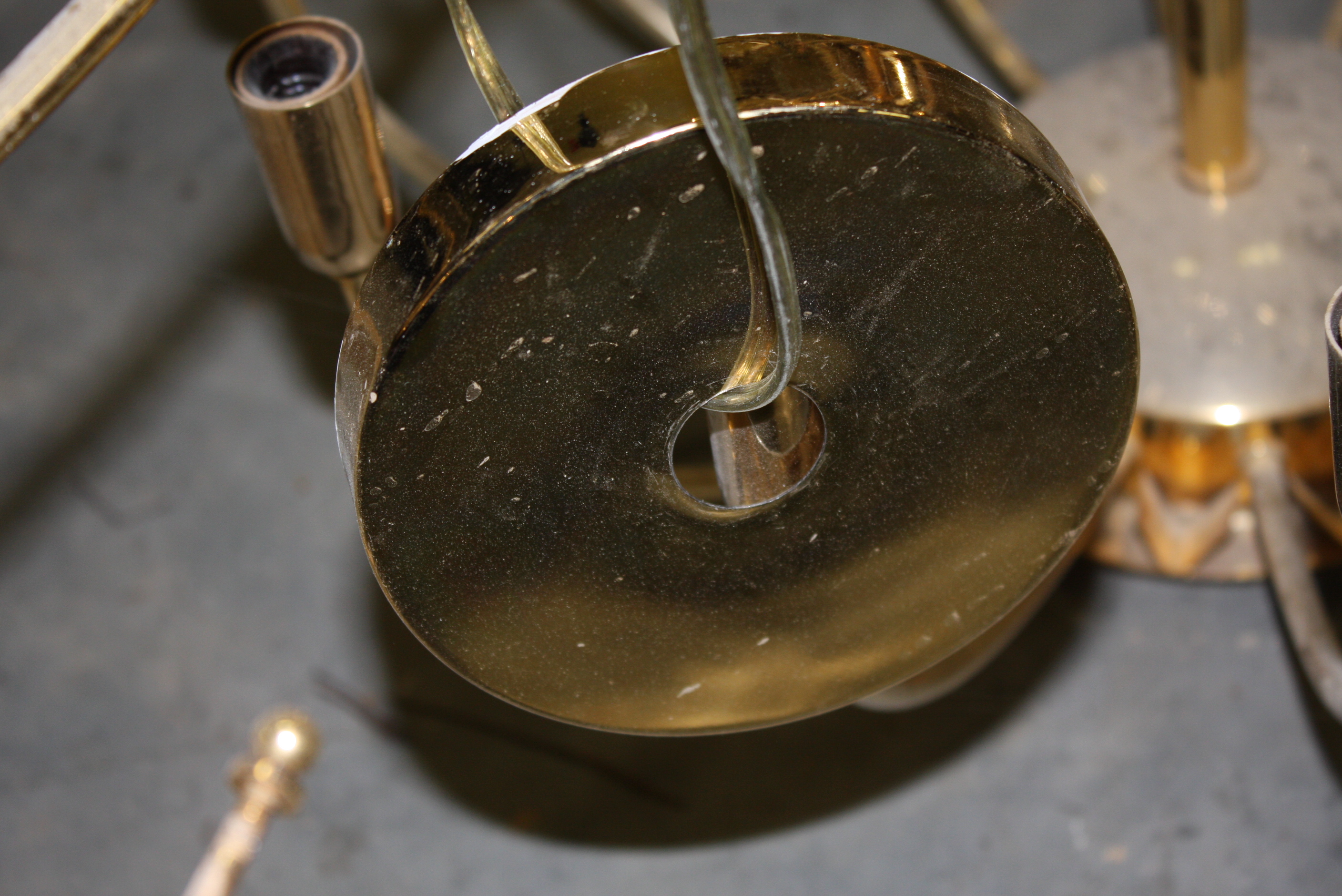 Vintage Brass Chandelier