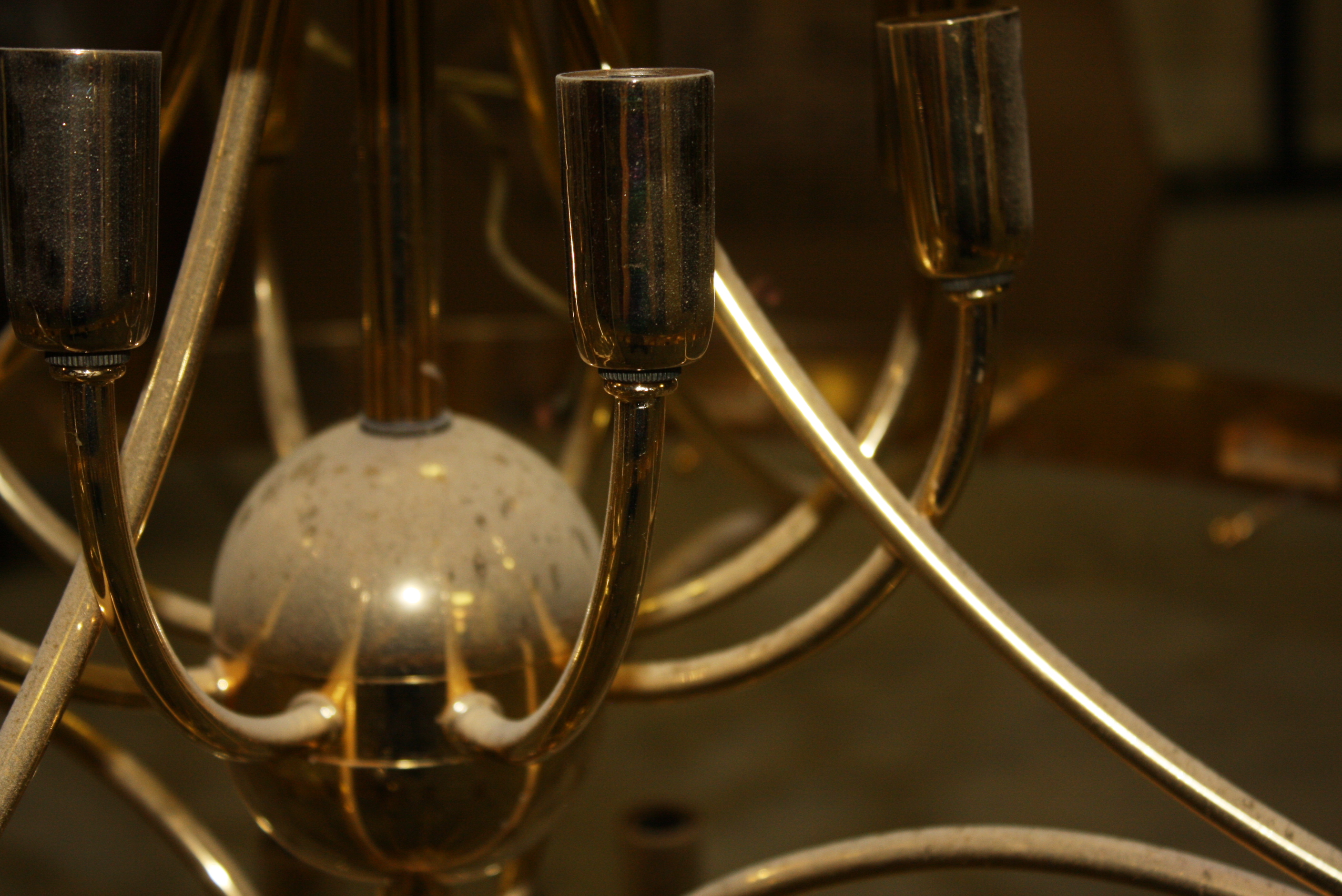 Vintage Brass Chandelier