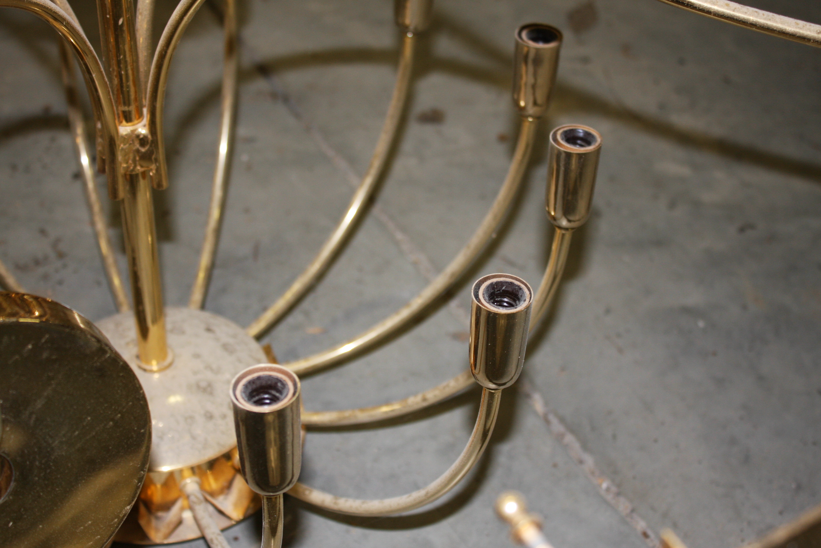 Vintage Brass Chandelier