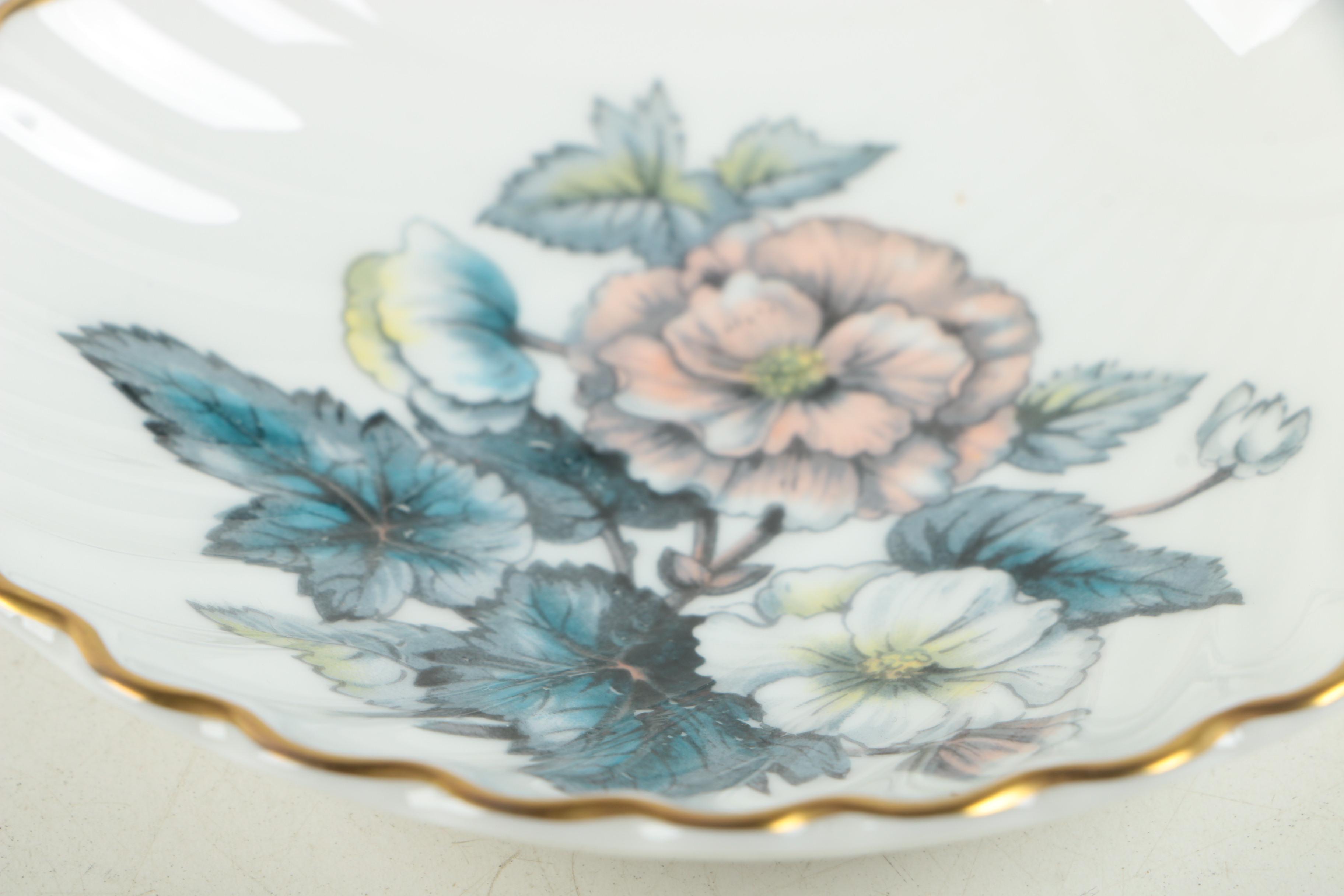 Royal Worcester Fine Bone China Soap Dish and Cup