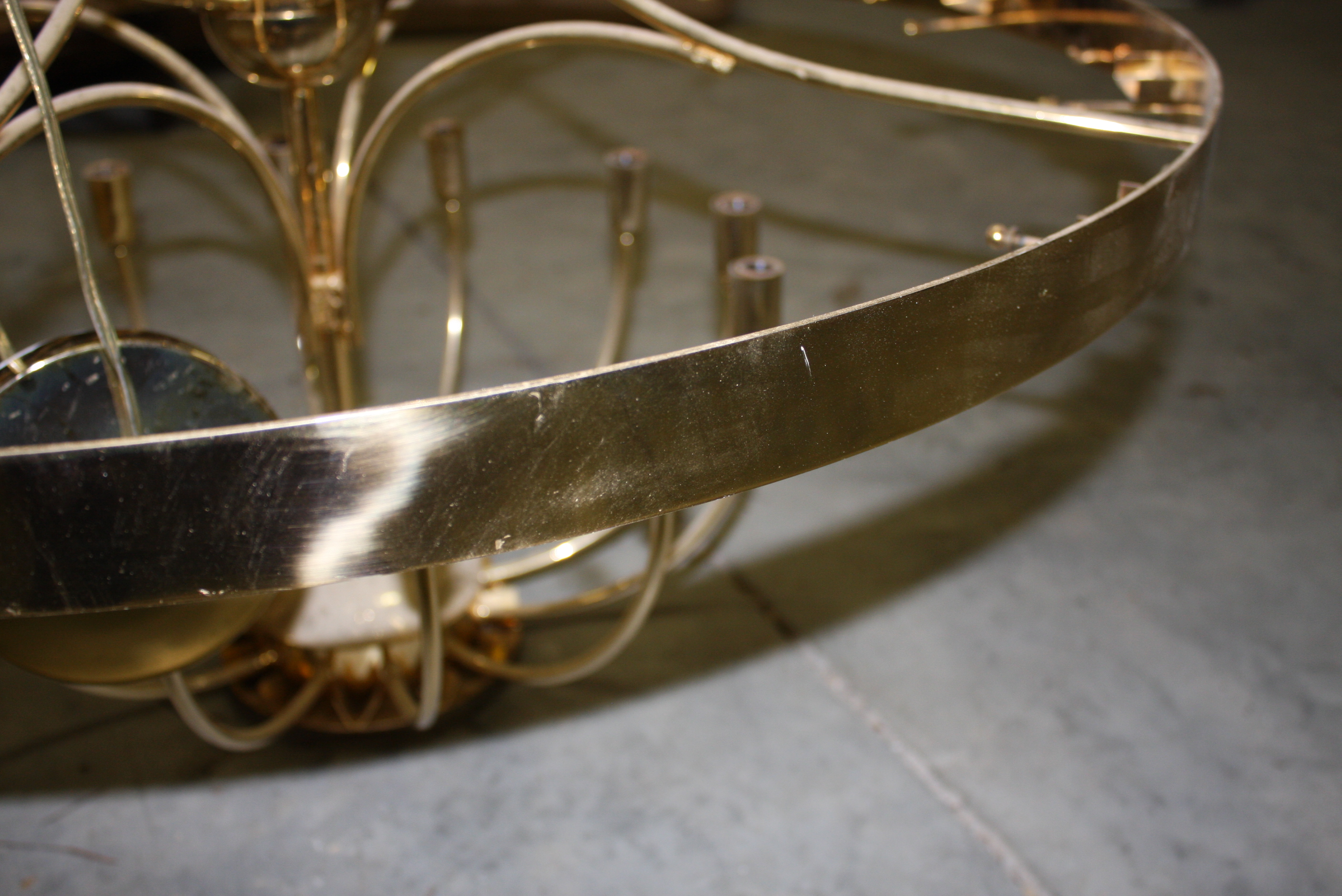 Vintage Brass Chandelier