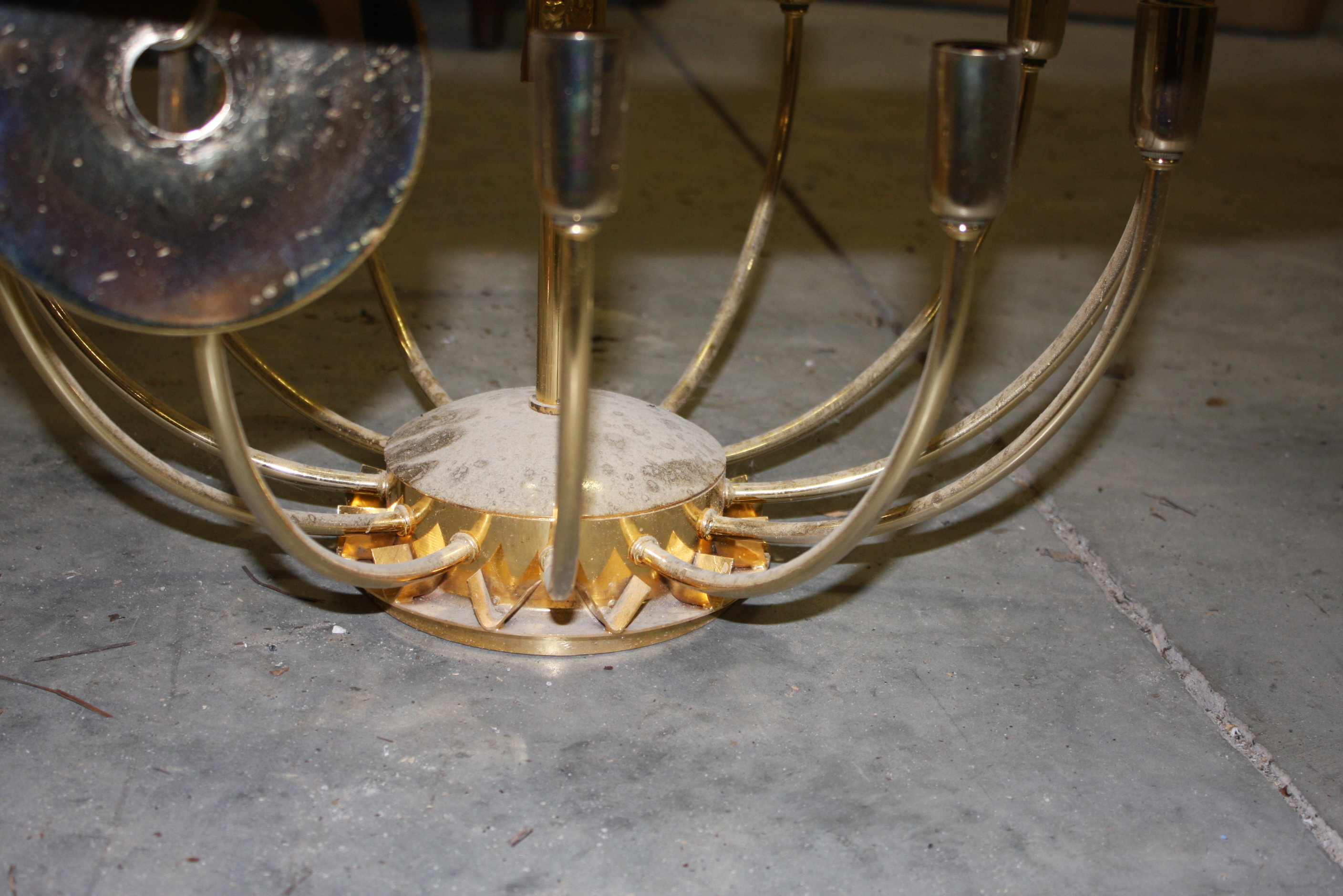 Vintage Brass Chandelier