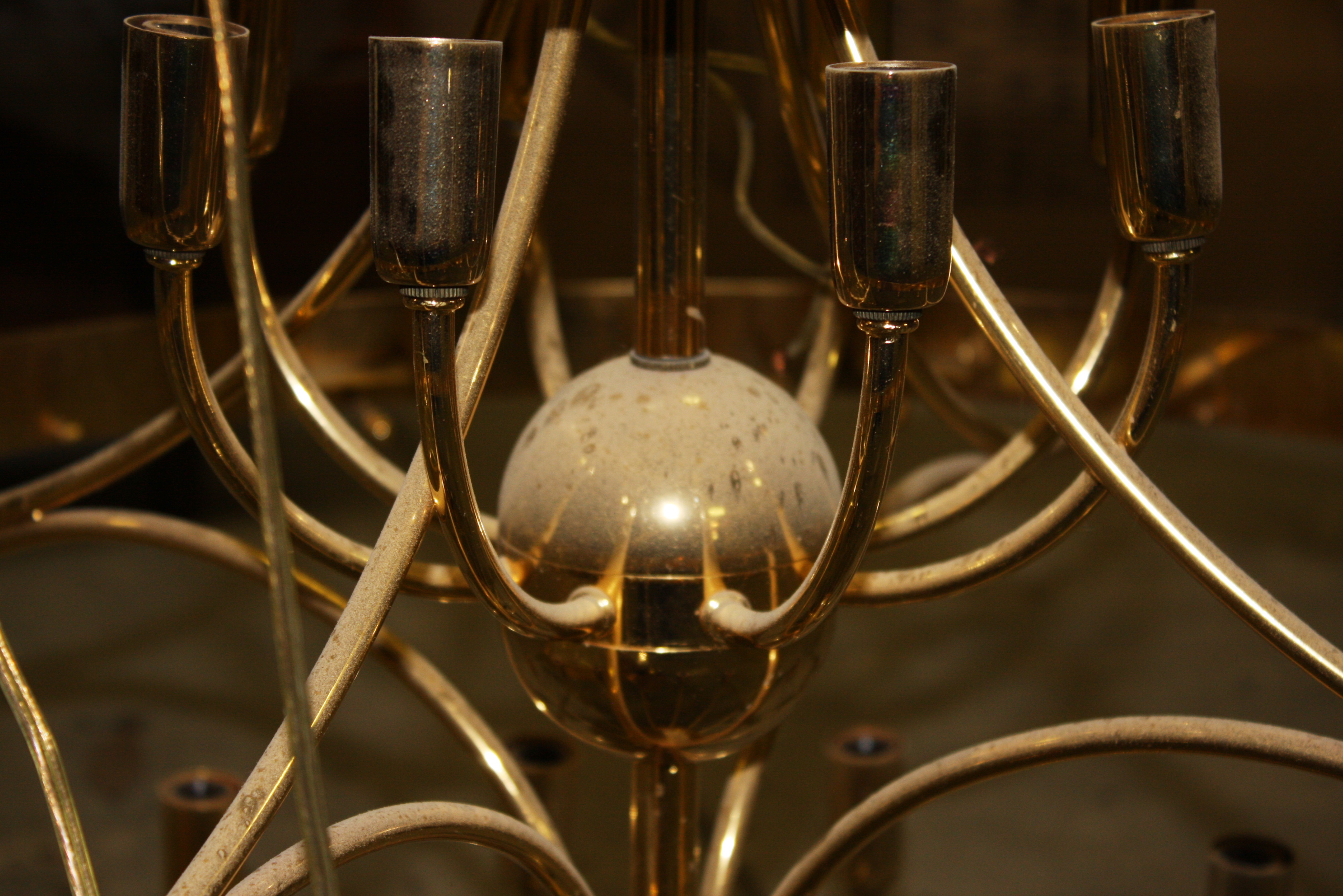 Vintage Brass Chandelier
