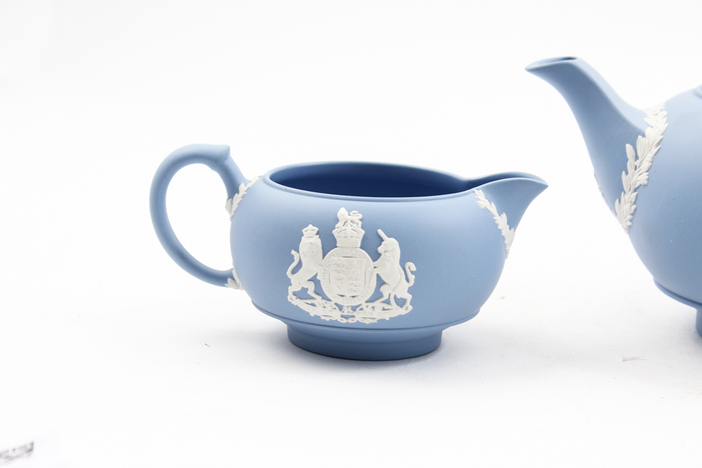 Coronation Wedgwood Jasperware Tea Set