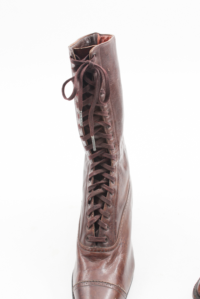 Women's Antique Leather Boots