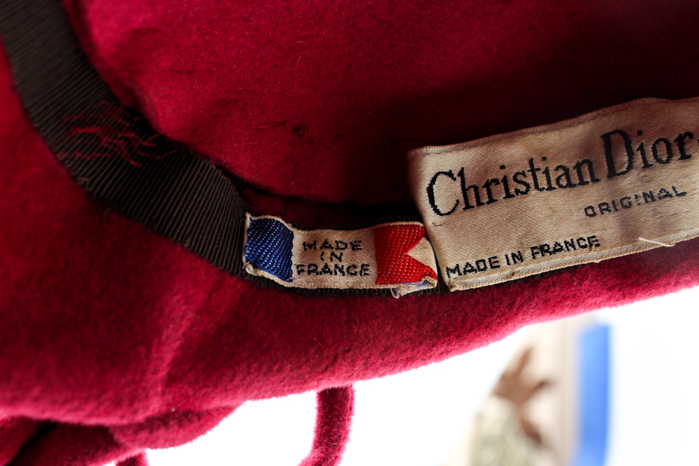 Vintage Christian Dior Cap