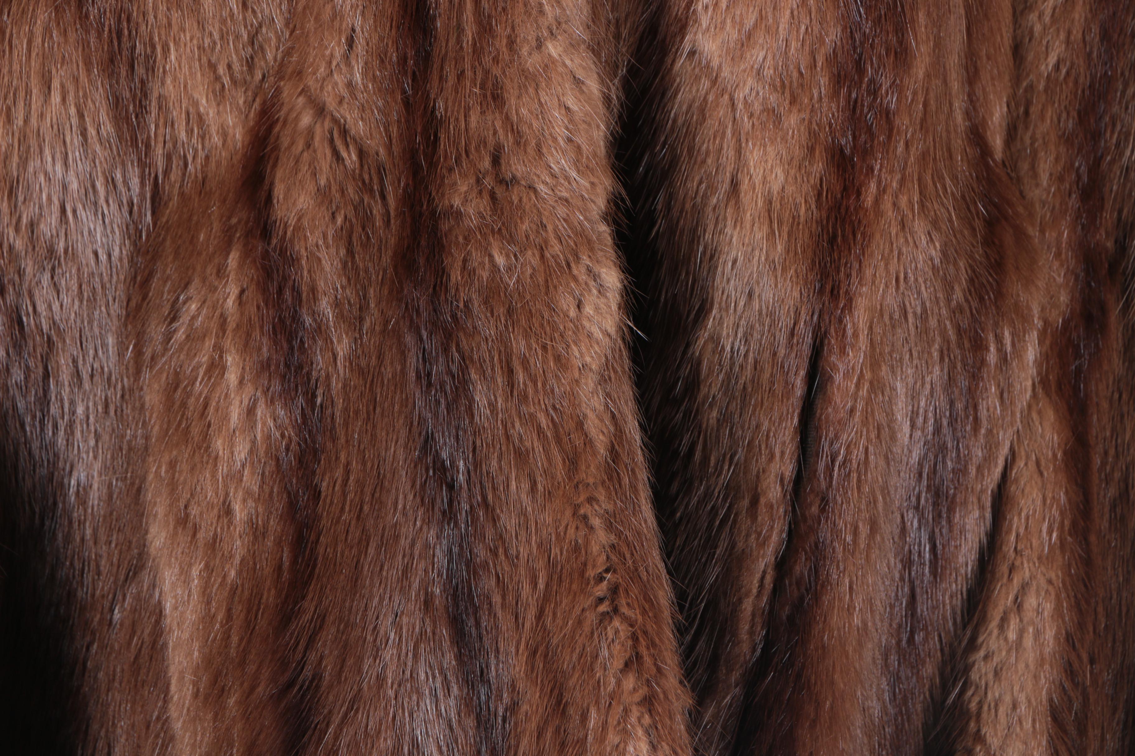 Vintage H.P. Wasson & Co. Dyed Squirrel Fur Capelet