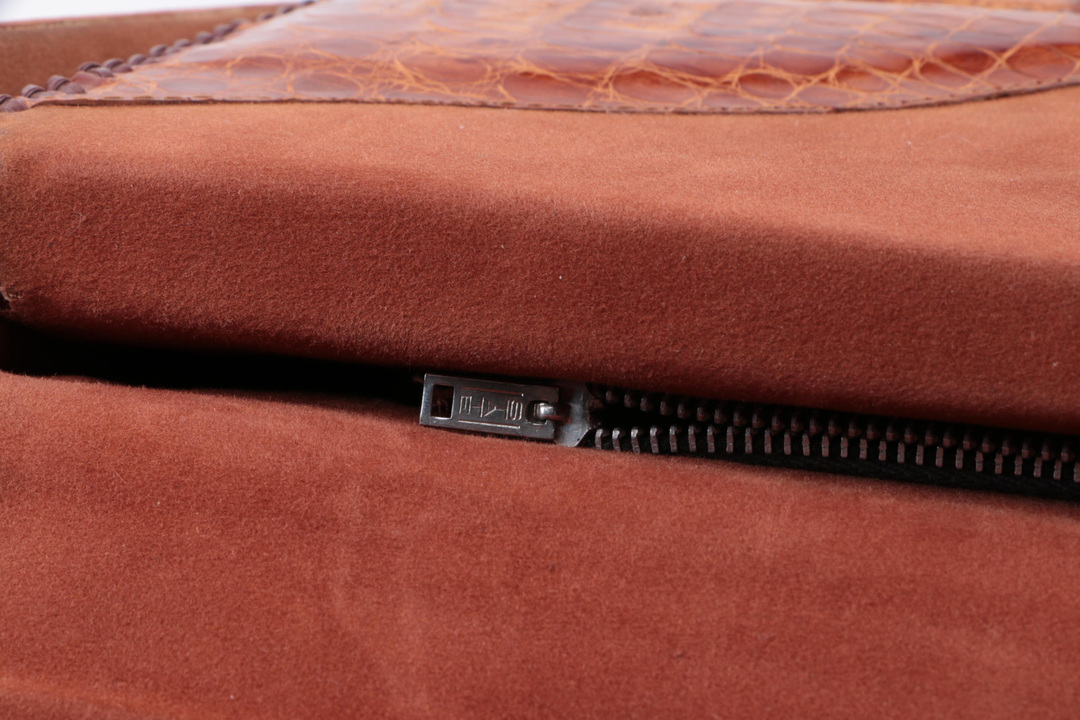 Vintage Cuban Alligator Leather Purse