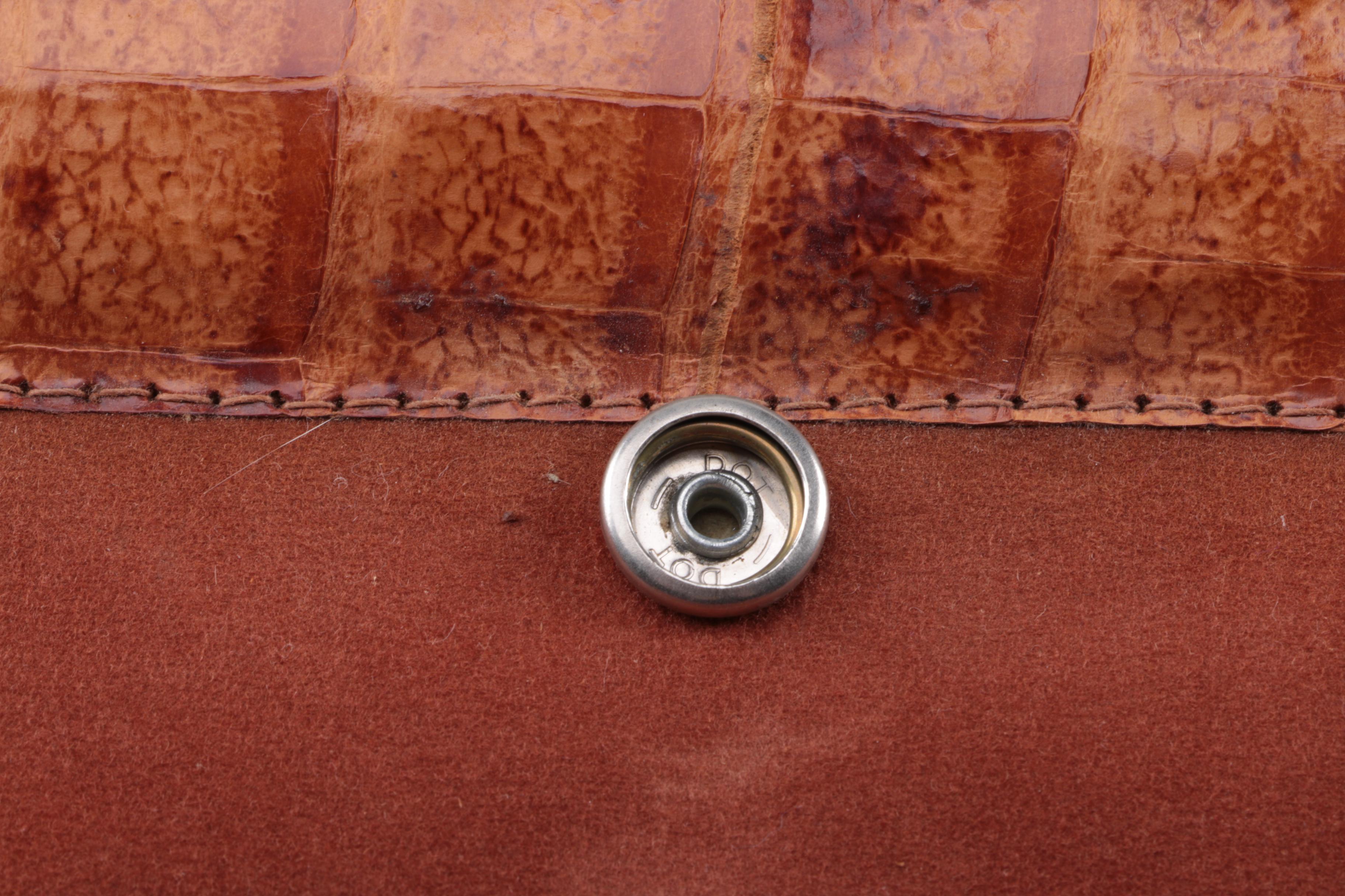 Vintage Cuban Alligator Leather Purse