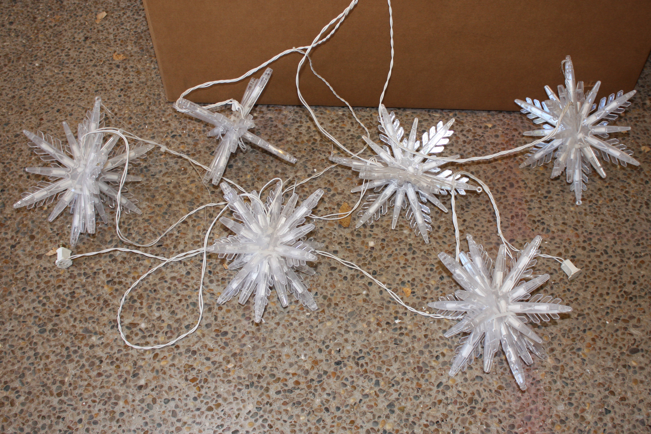 Hanging Star Christmas Lights