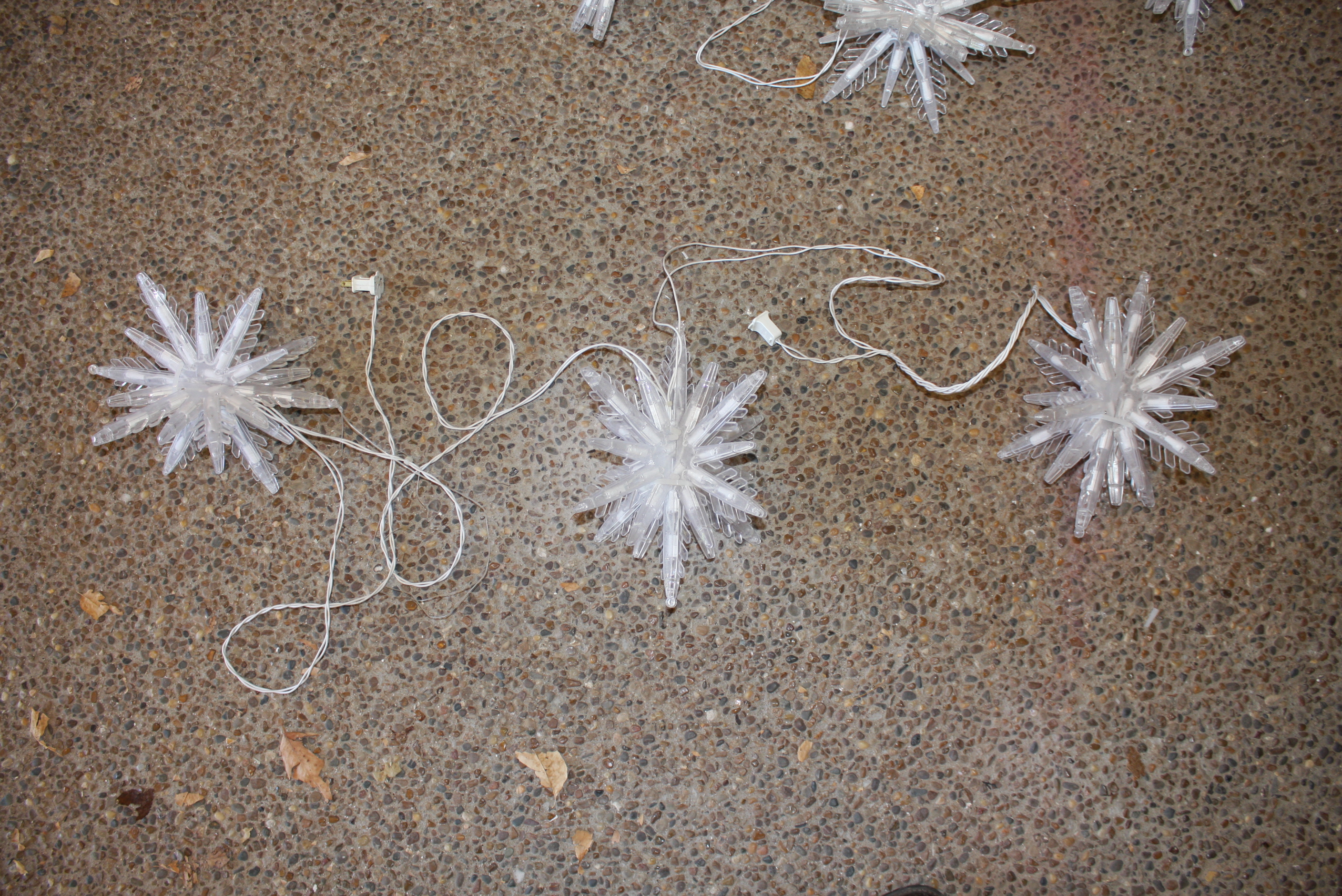 Hanging Star Christmas Lights
