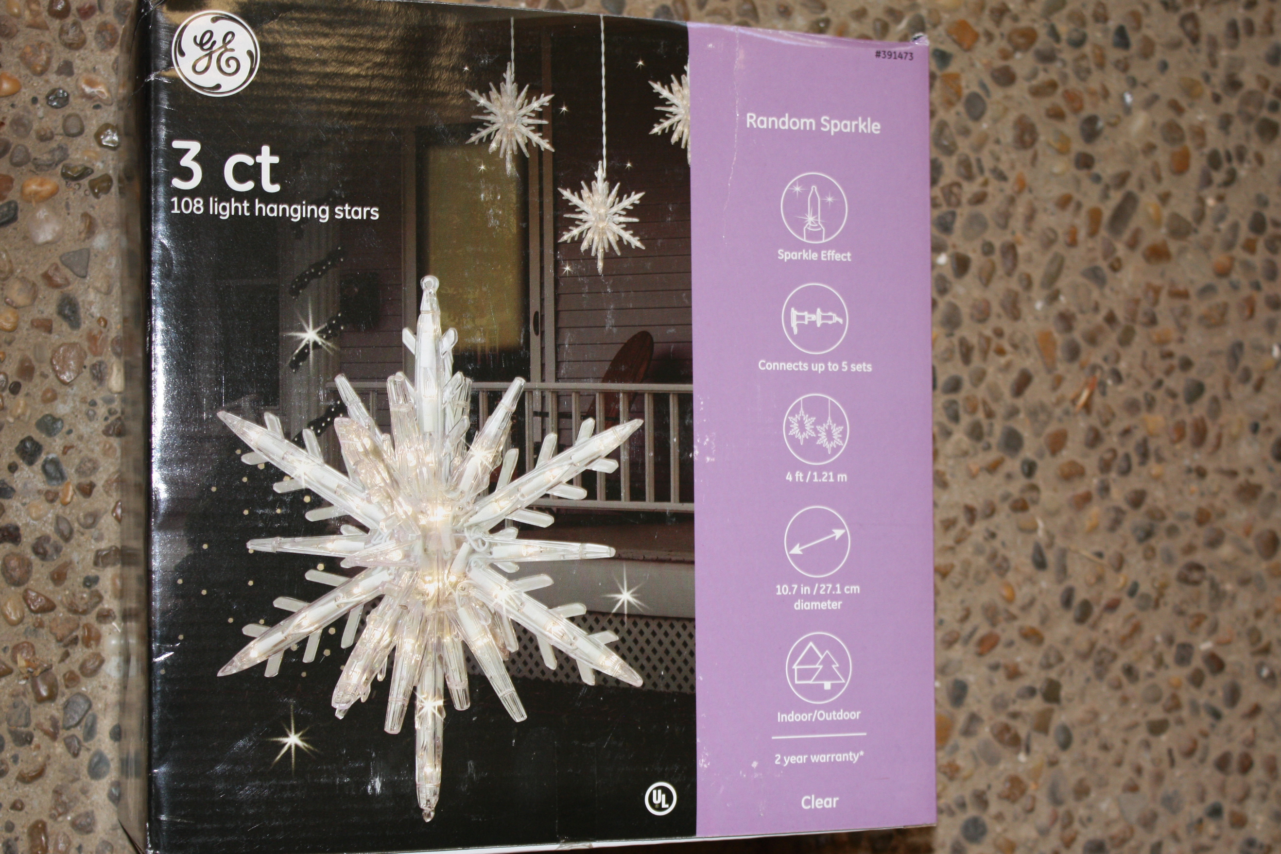 Hanging Star Christmas Lights