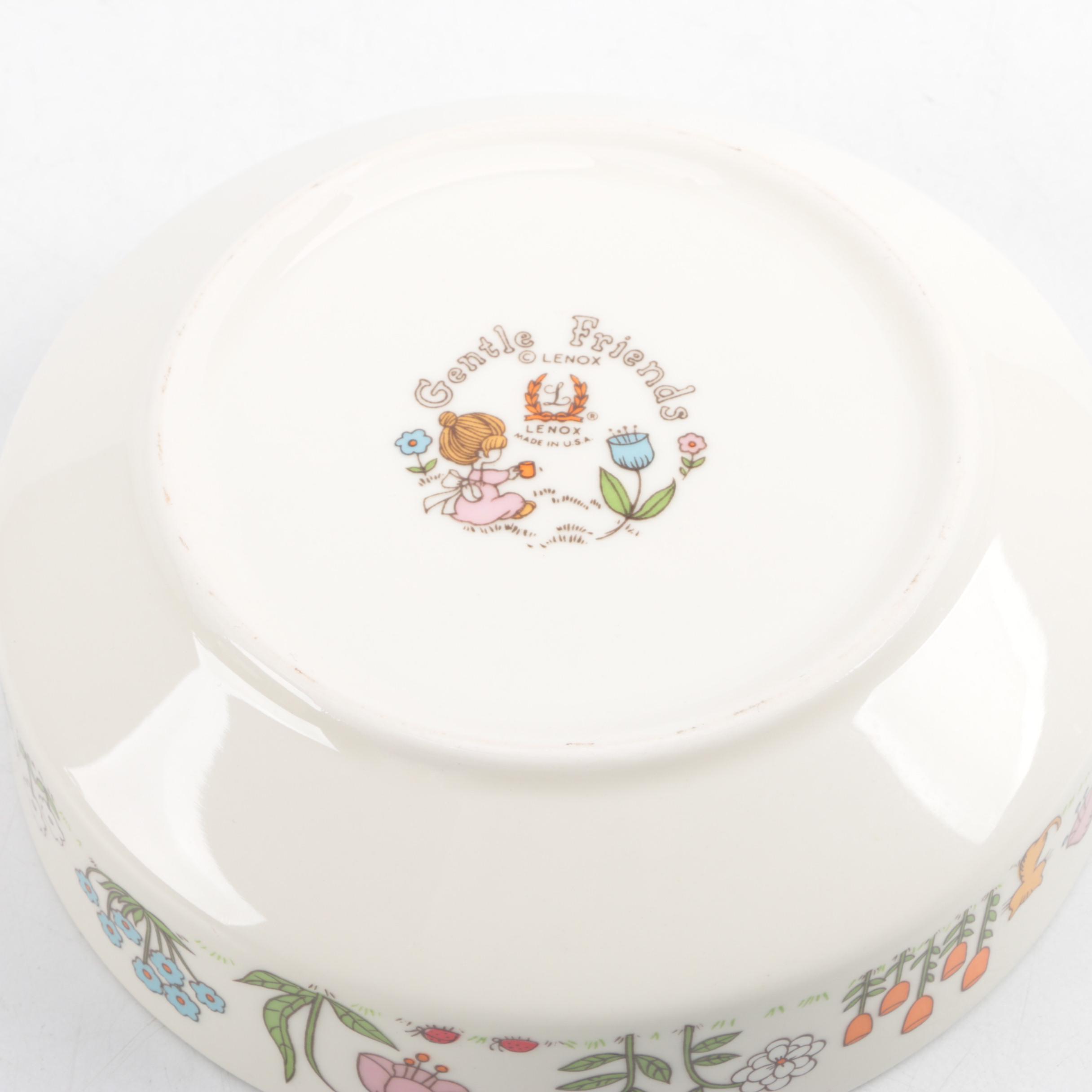Lenox "Gentle Friends" Child's Dinner set