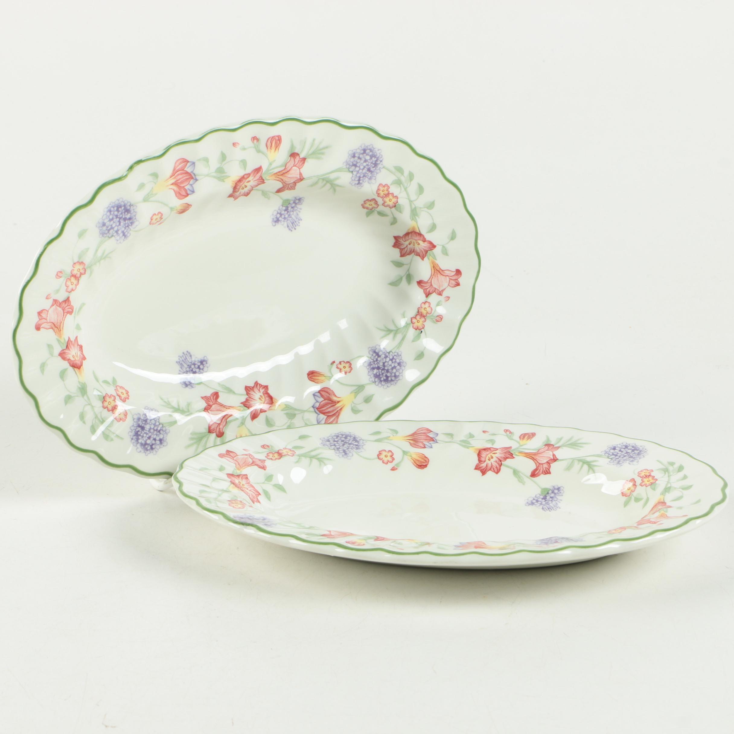 Churchill China "Emily" Serving Plates