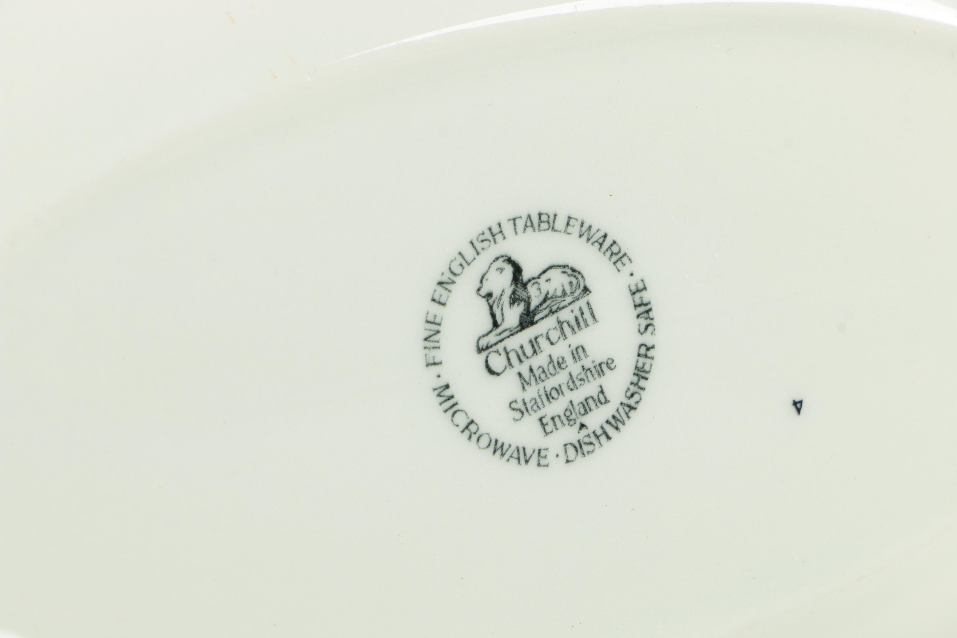 Churchill China "Emily" Serving Plates