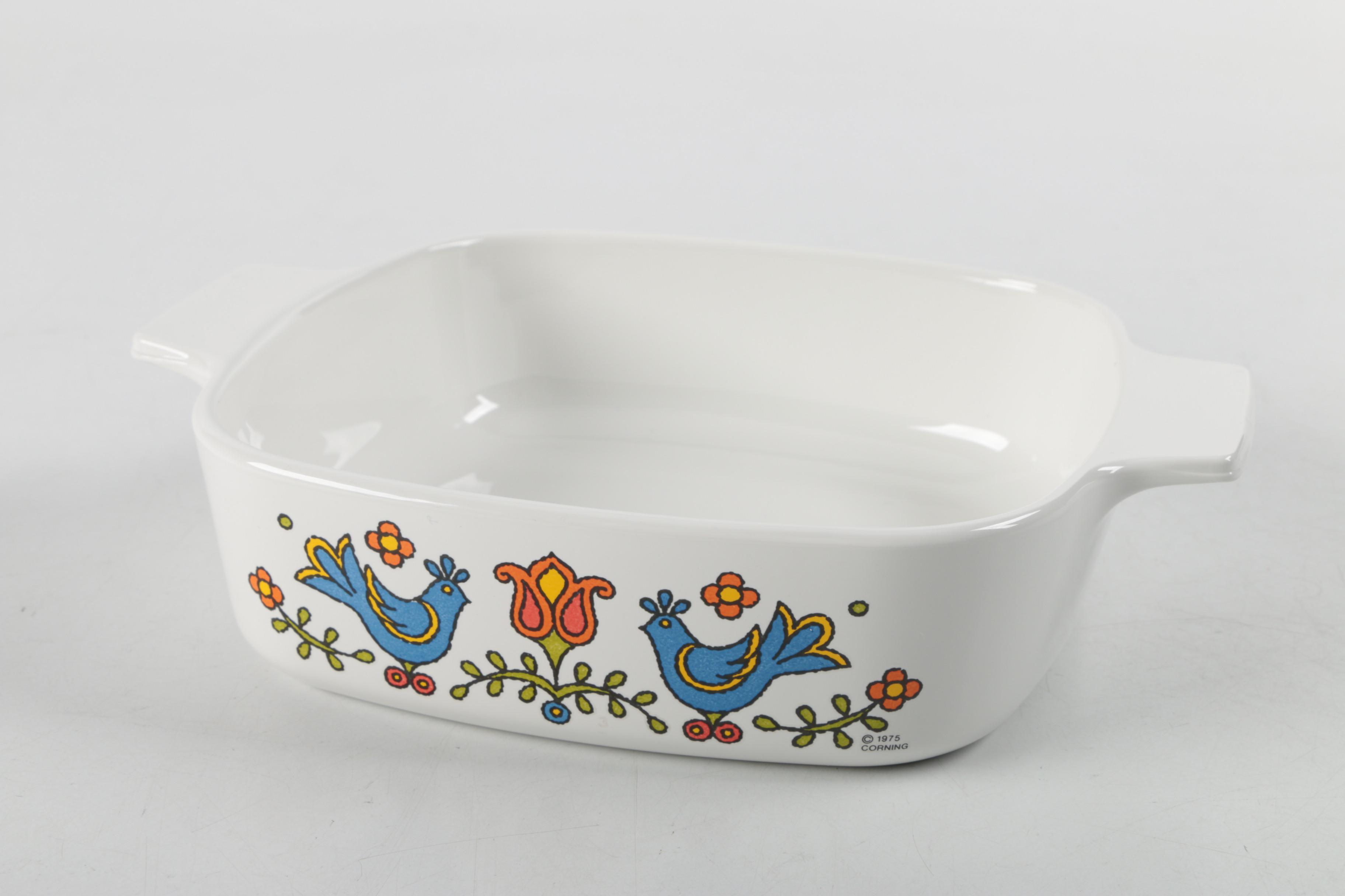 Corning "Country Festival" Casserole Dishes
