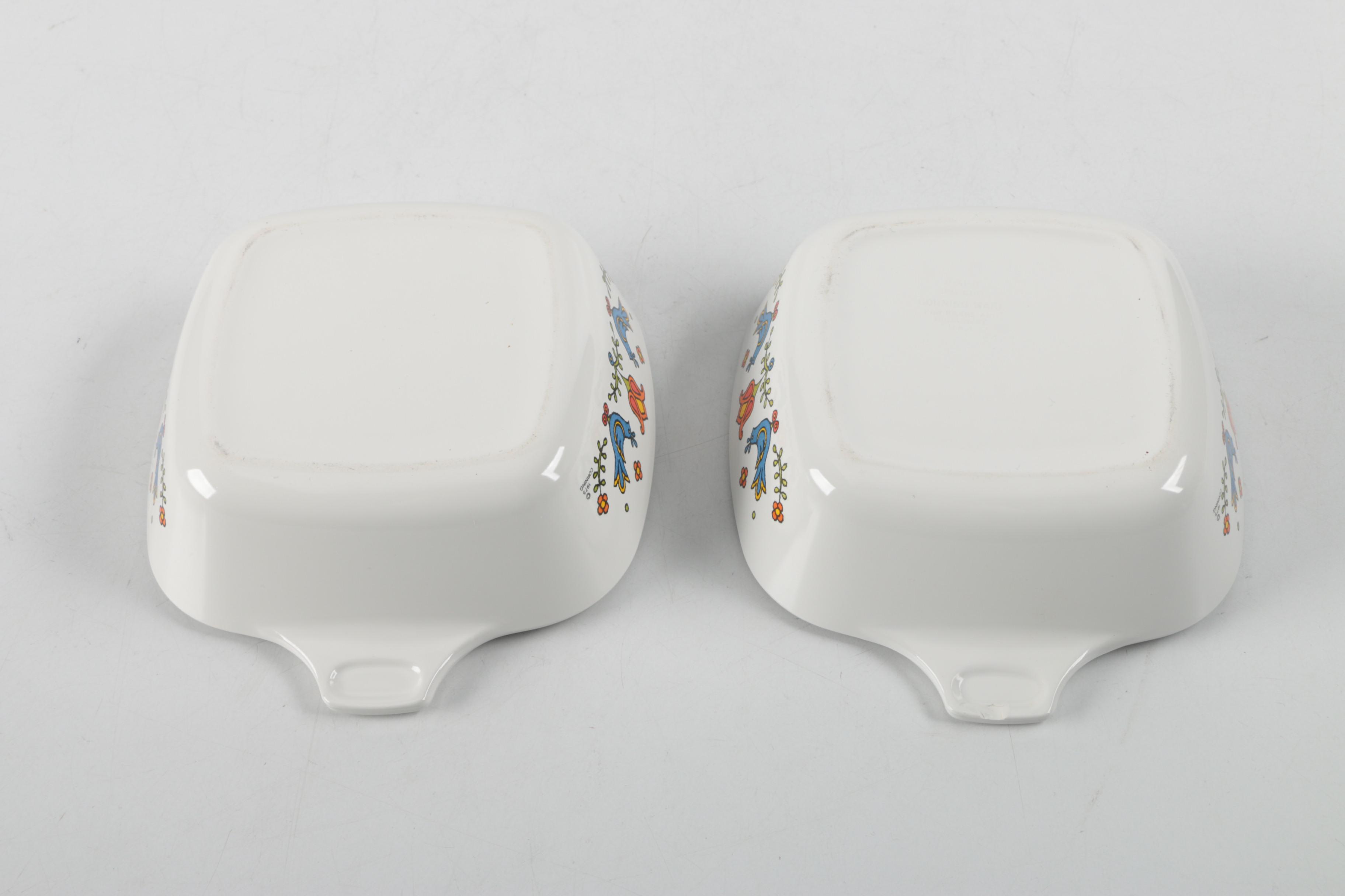 Corning "Country Festival" Casserole Dishes