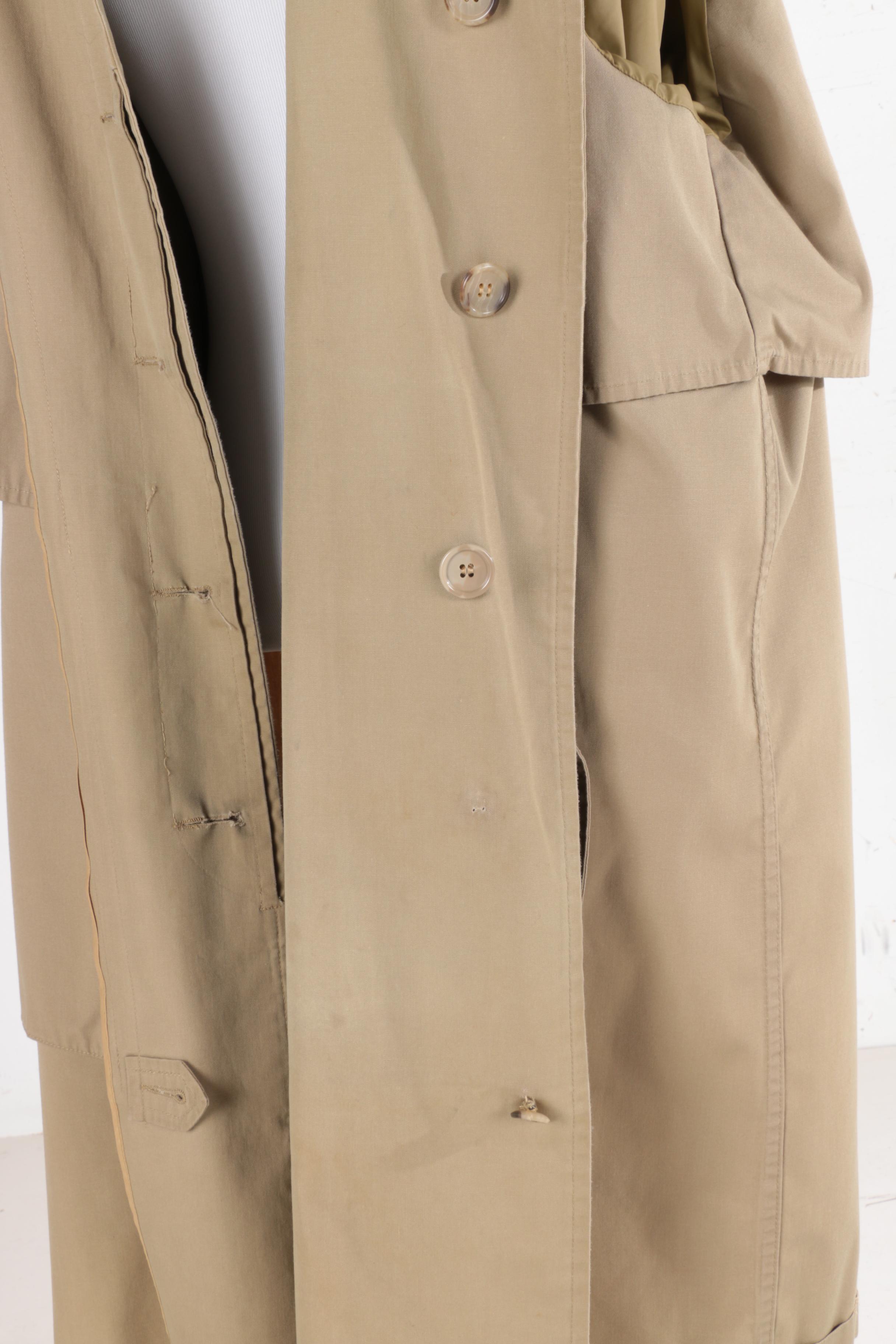 Men's Trench Coats Including London Fog
