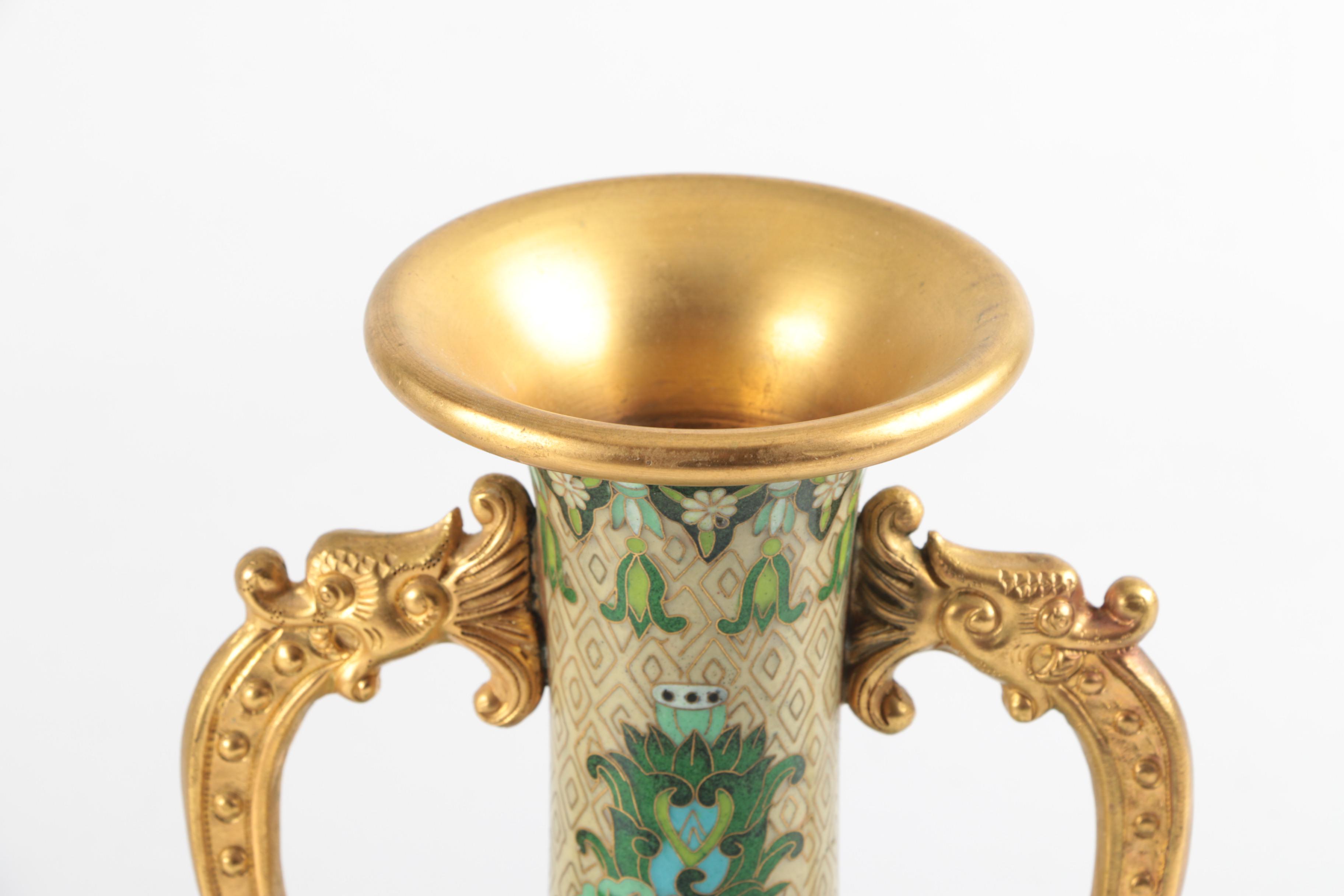 Chinese Cloisonne Urns