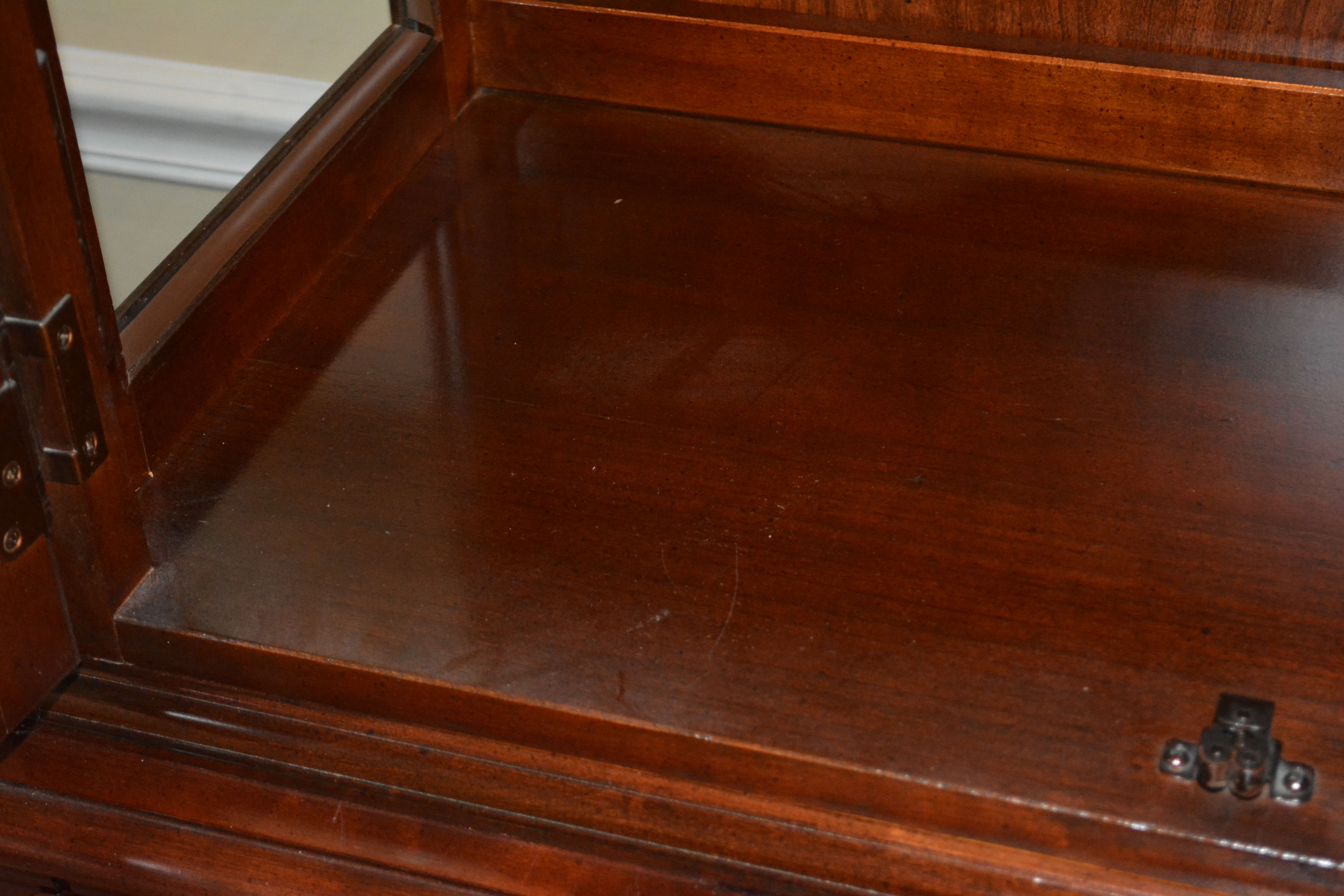 Traditional Cherry China Cabinet By Broyhill