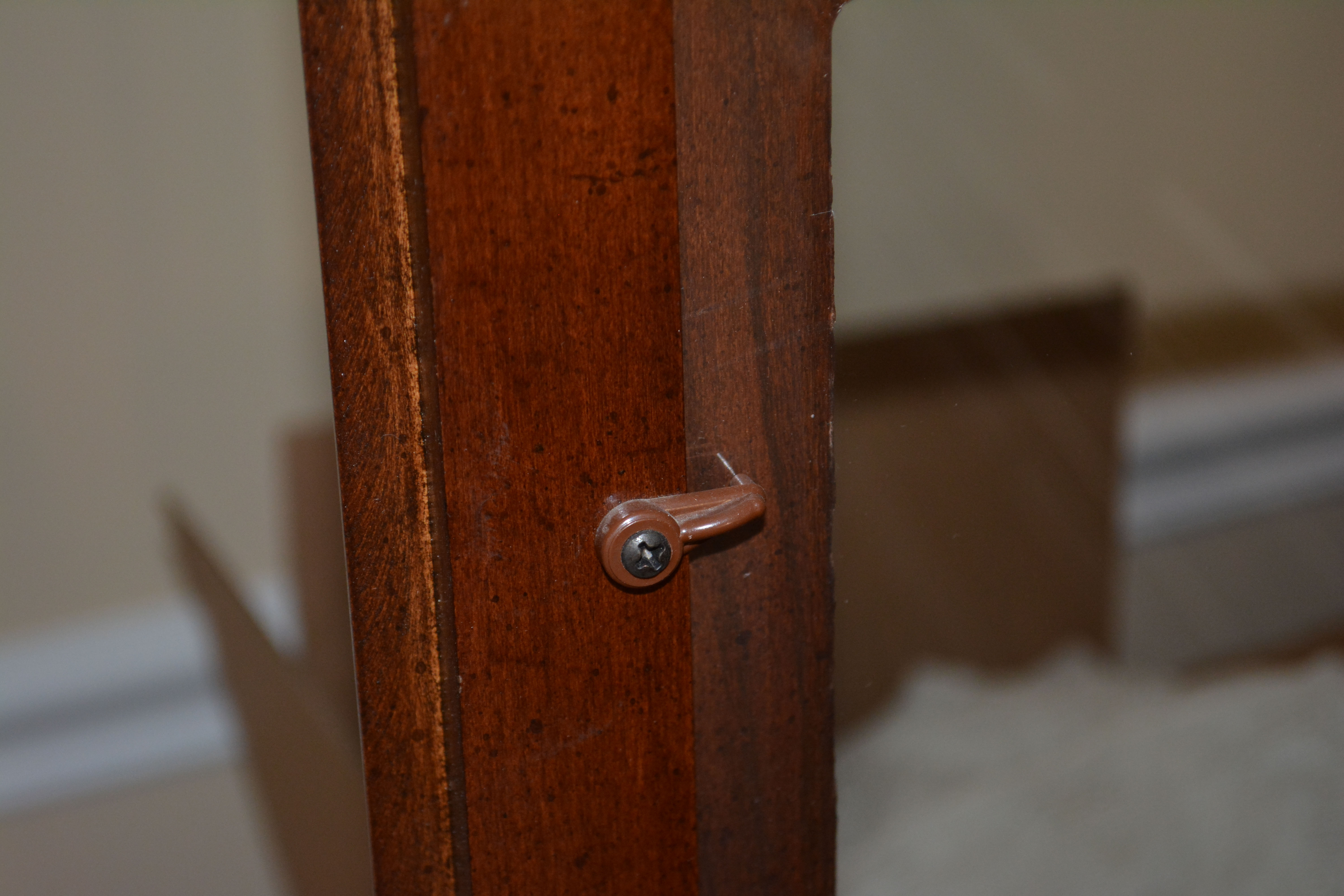 Traditional Cherry China Cabinet By Broyhill