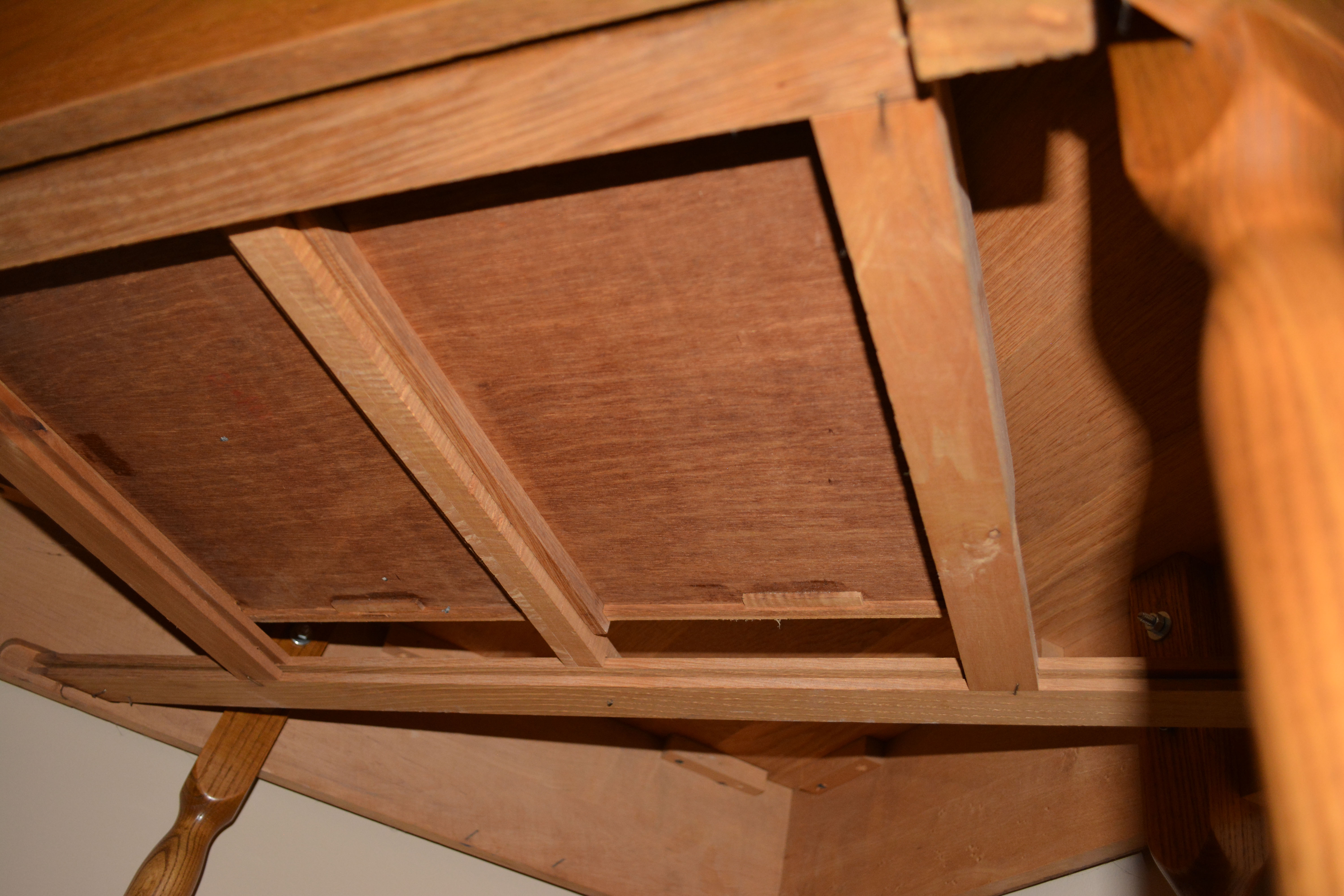 Vintage Oak Corner Desk and Pine Chair