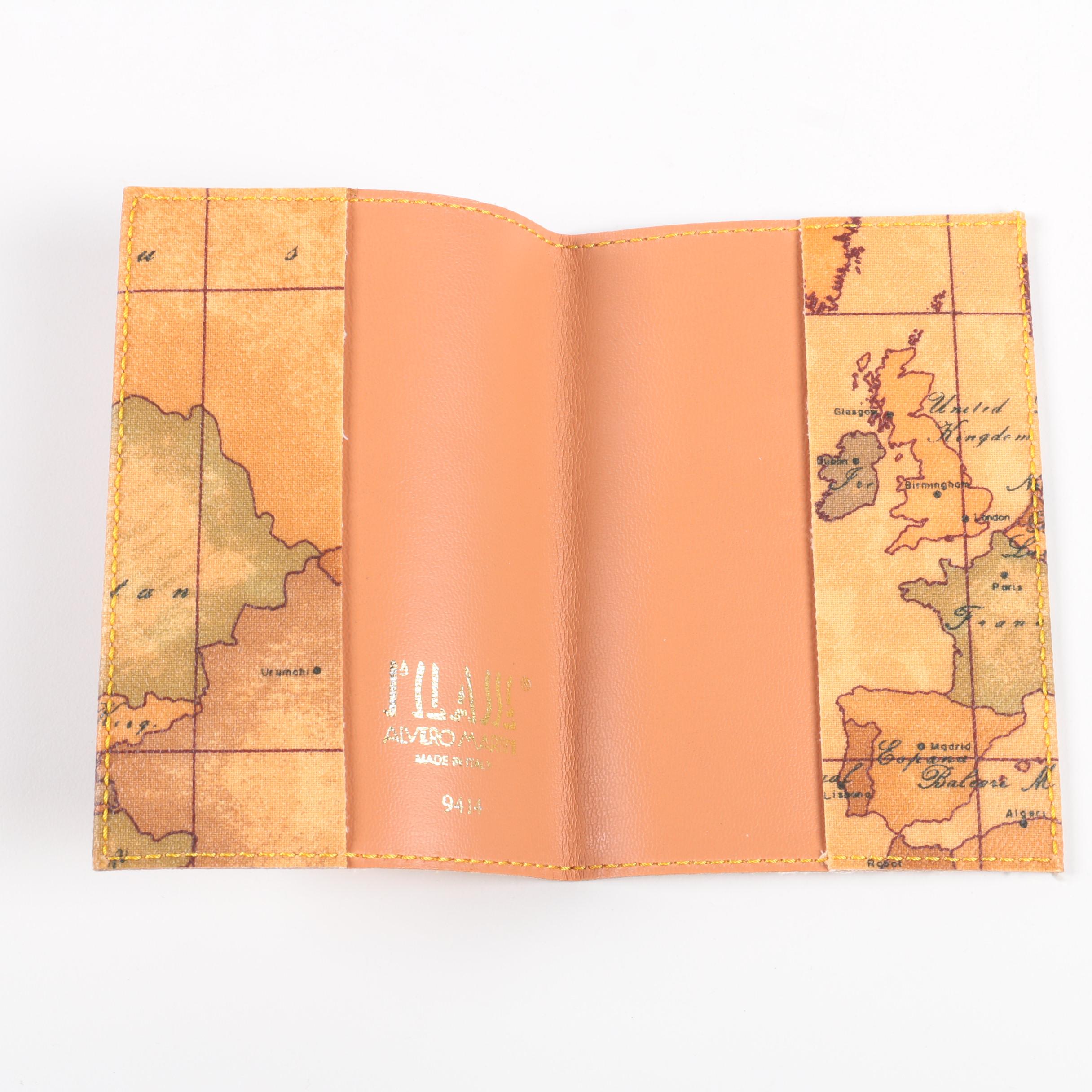 Alviero Martini 1A Classe Coated Canvas and Leather Passport Cover