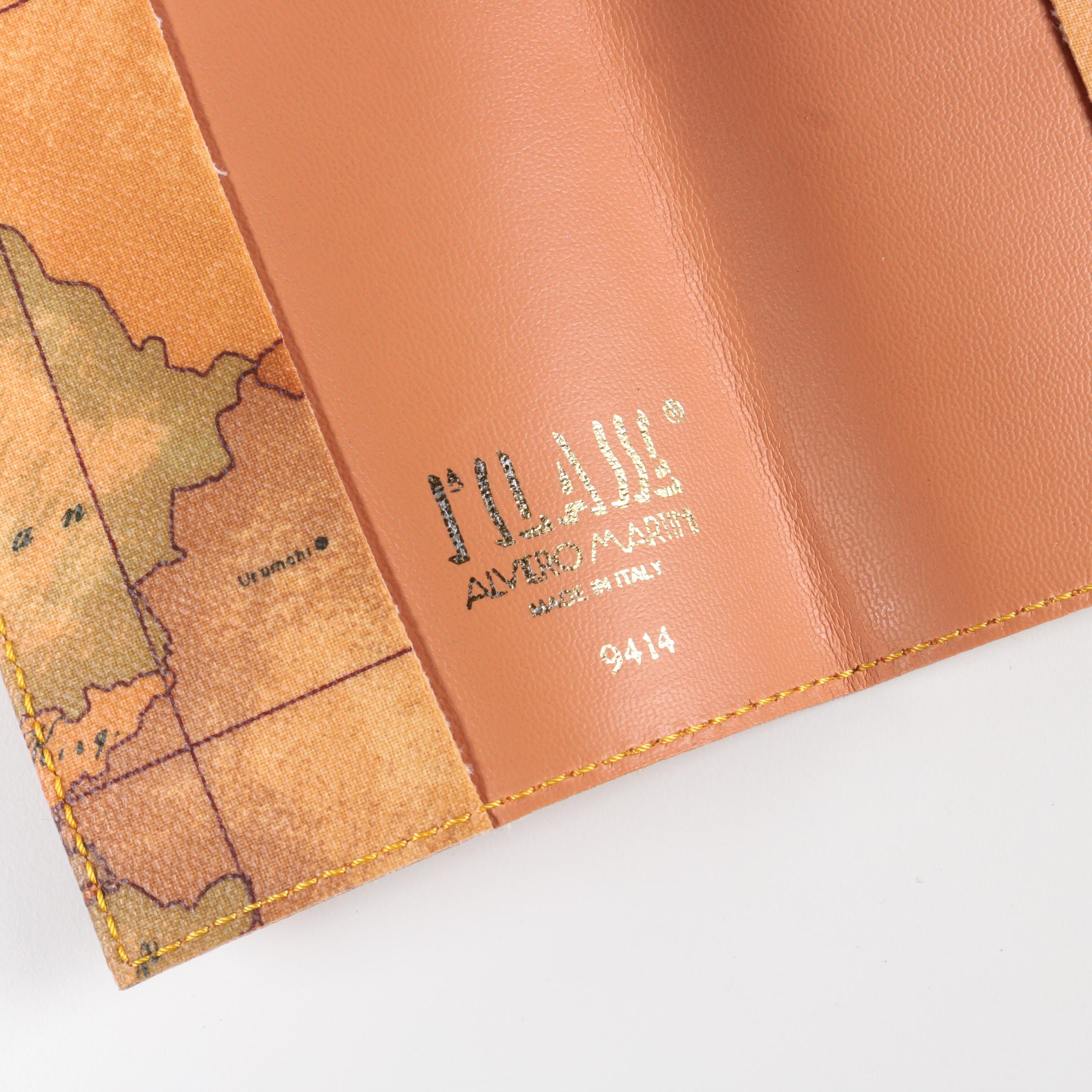 Alviero Martini 1A Classe Coated Canvas and Leather Passport Cover