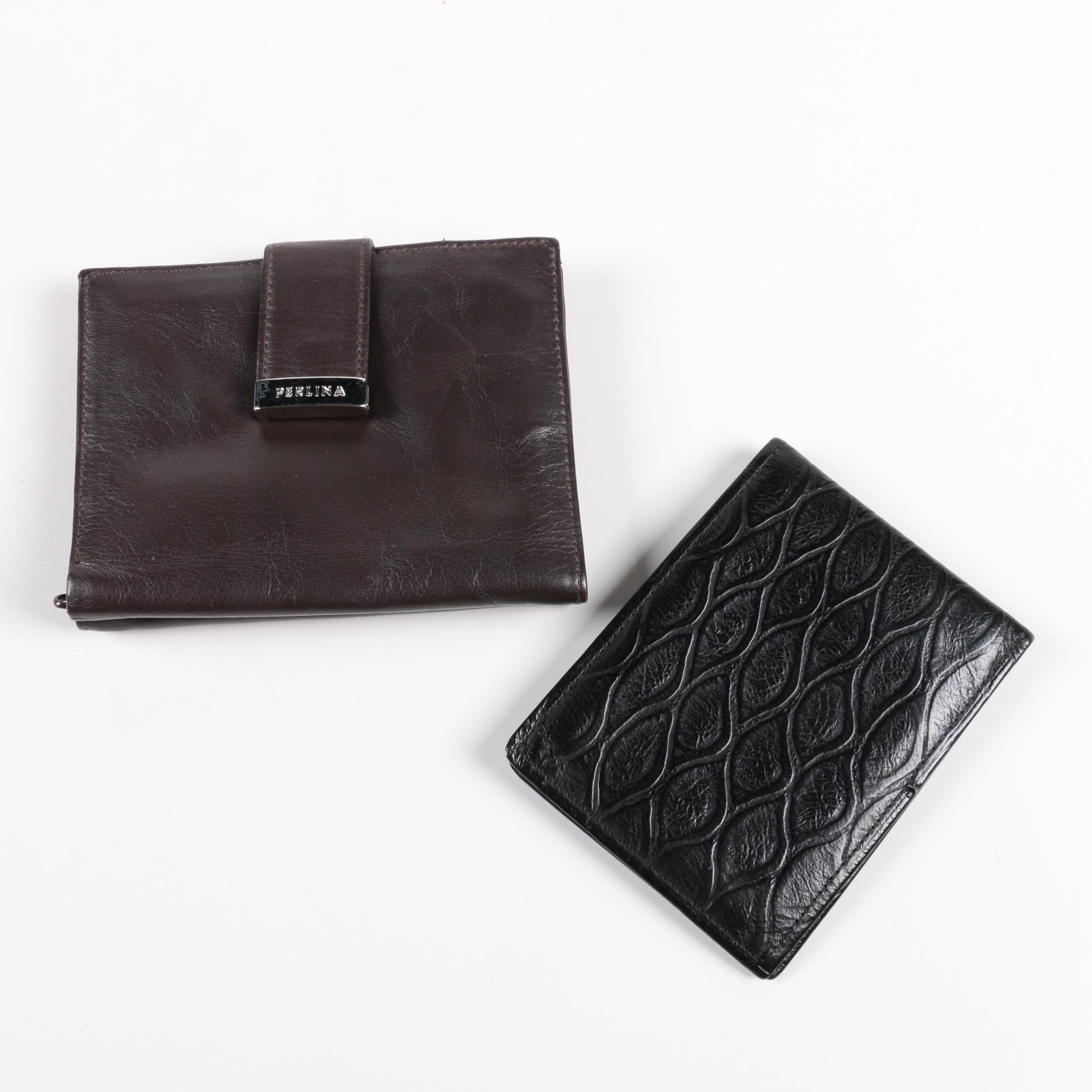 Leather Wallets Including Perlina