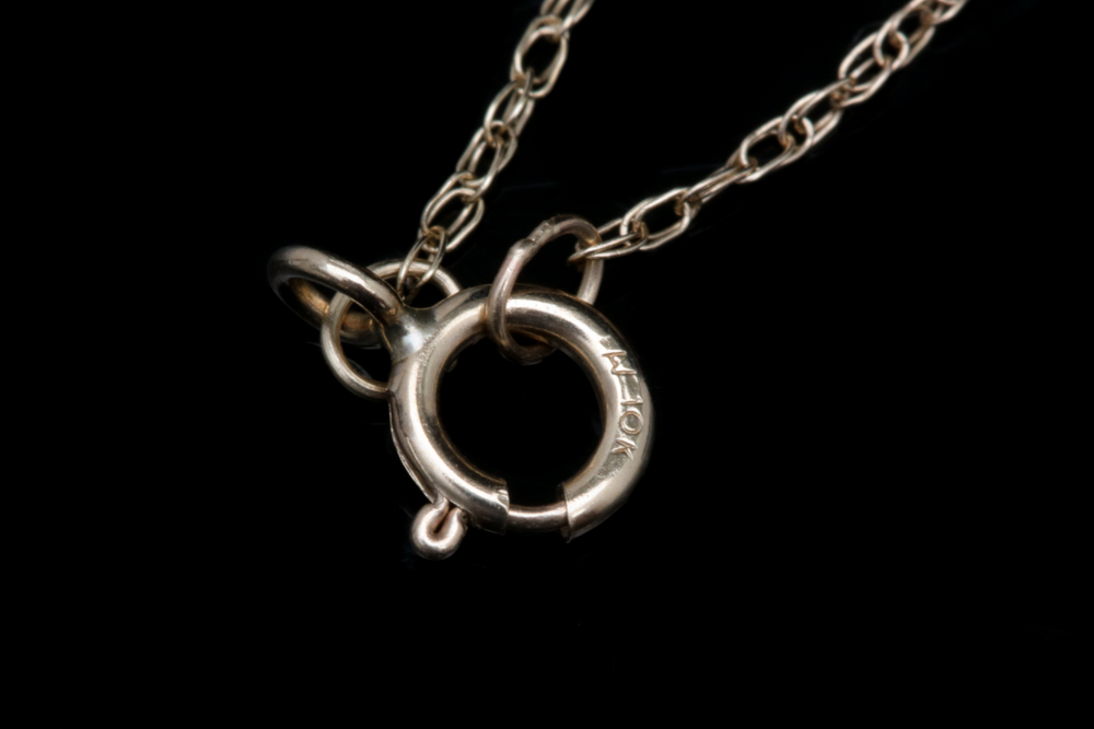 10K Yellow Gold and Amethyst Heart Pendant with Chain