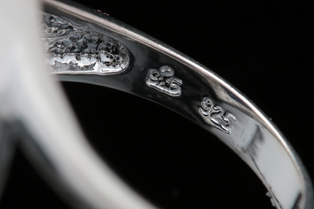 Sterling Silver, Lapis Lazuli and White Topaz Cocktail Ring