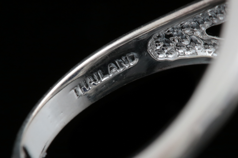 Sterling Silver, Lapis Lazuli and White Topaz Cocktail Ring