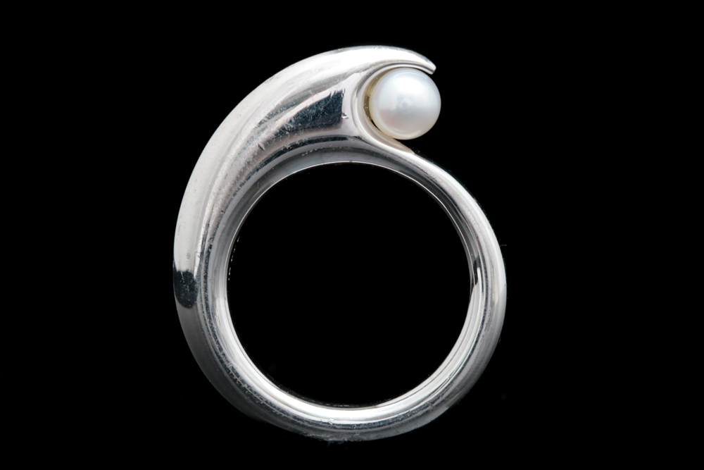 Bastian Sterling Silver and Freshwater Pearl Ring