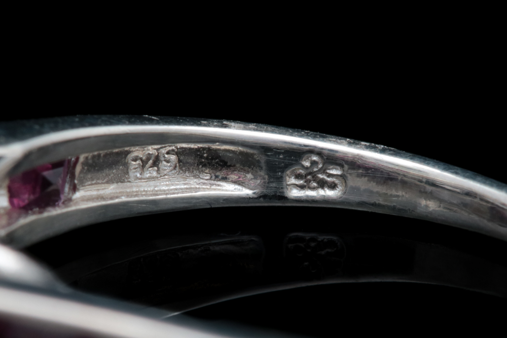 Sterling Silver, Quartz and Garnet Ring