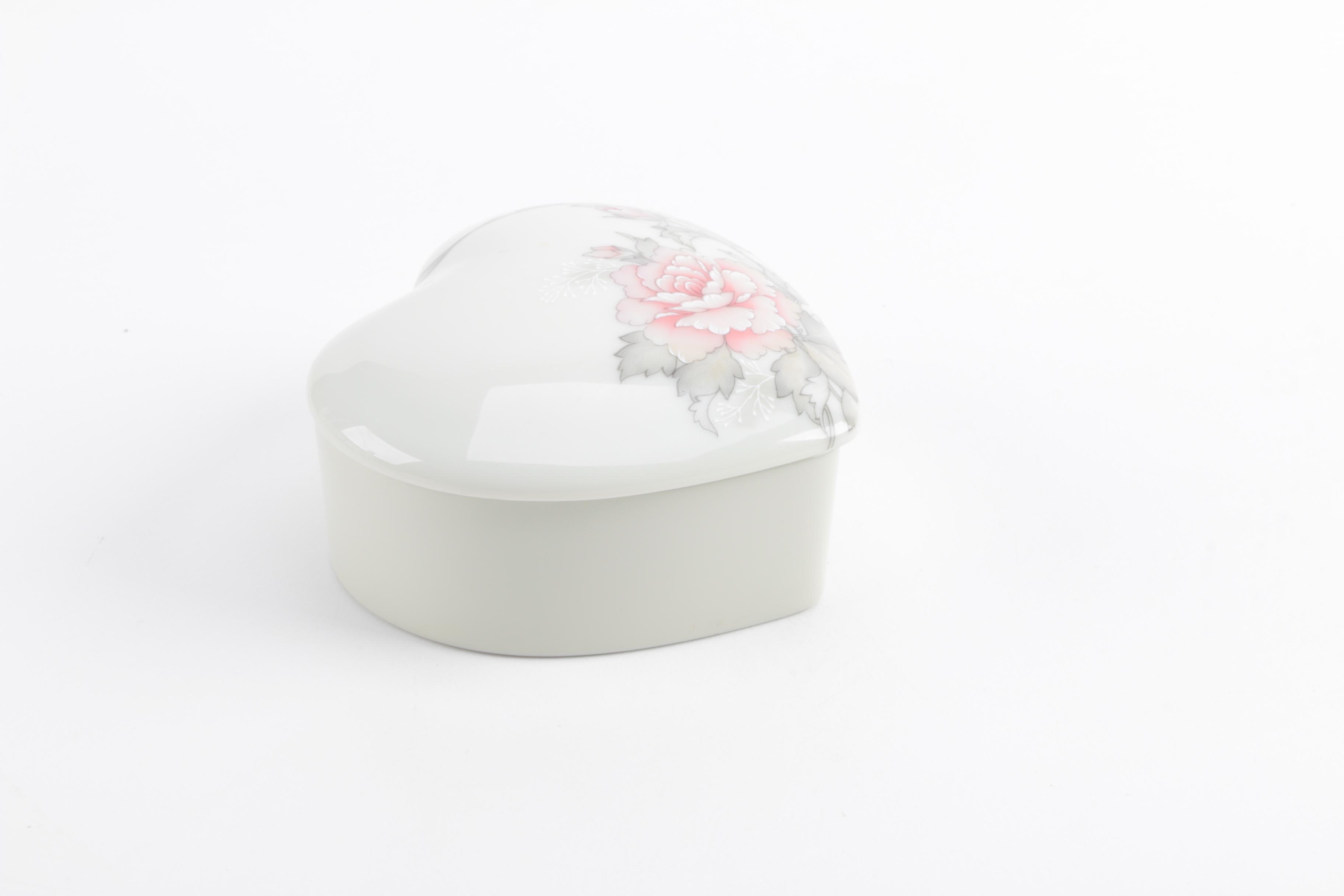 Porcelain Trinket Boxes Featuring Wedgwood