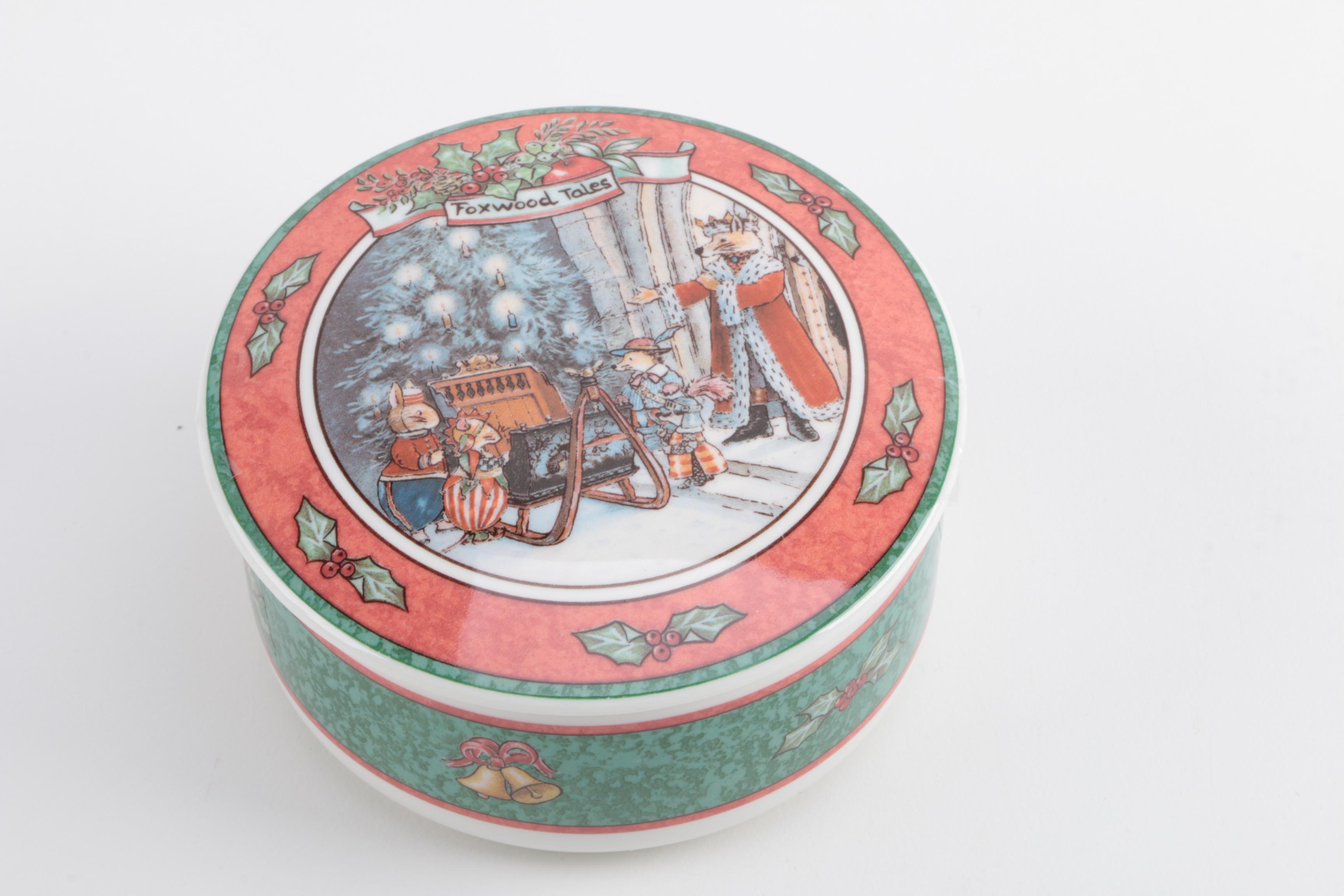 Porcelain Trinket Boxes Featuring Wedgwood